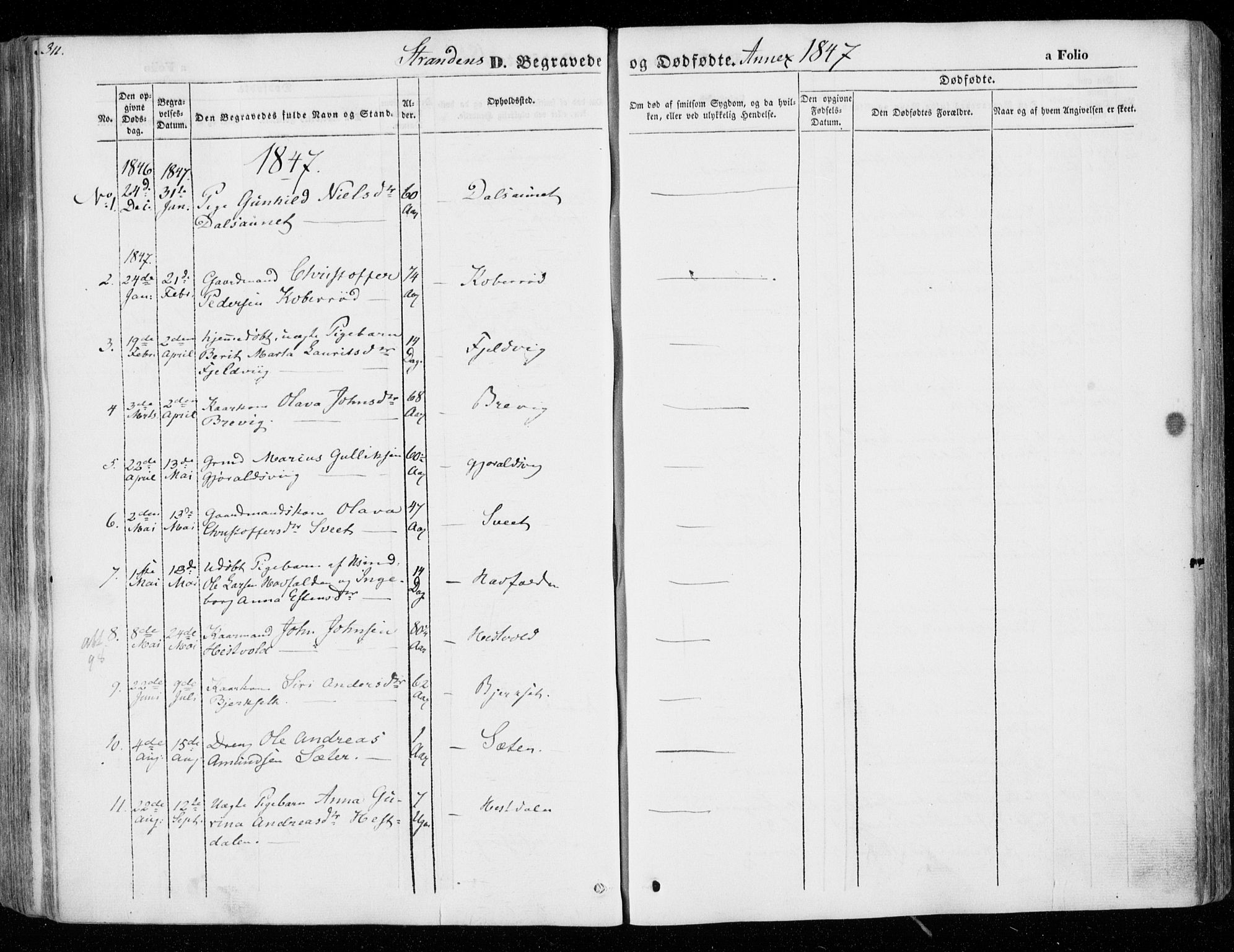 Ministerialprotokoller, klokkerbøker og fødselsregistre - Nord-Trøndelag, SAT/A-1458/701/L0007: Parish register (official) no. 701A07 /2, 1842-1854, p. 311