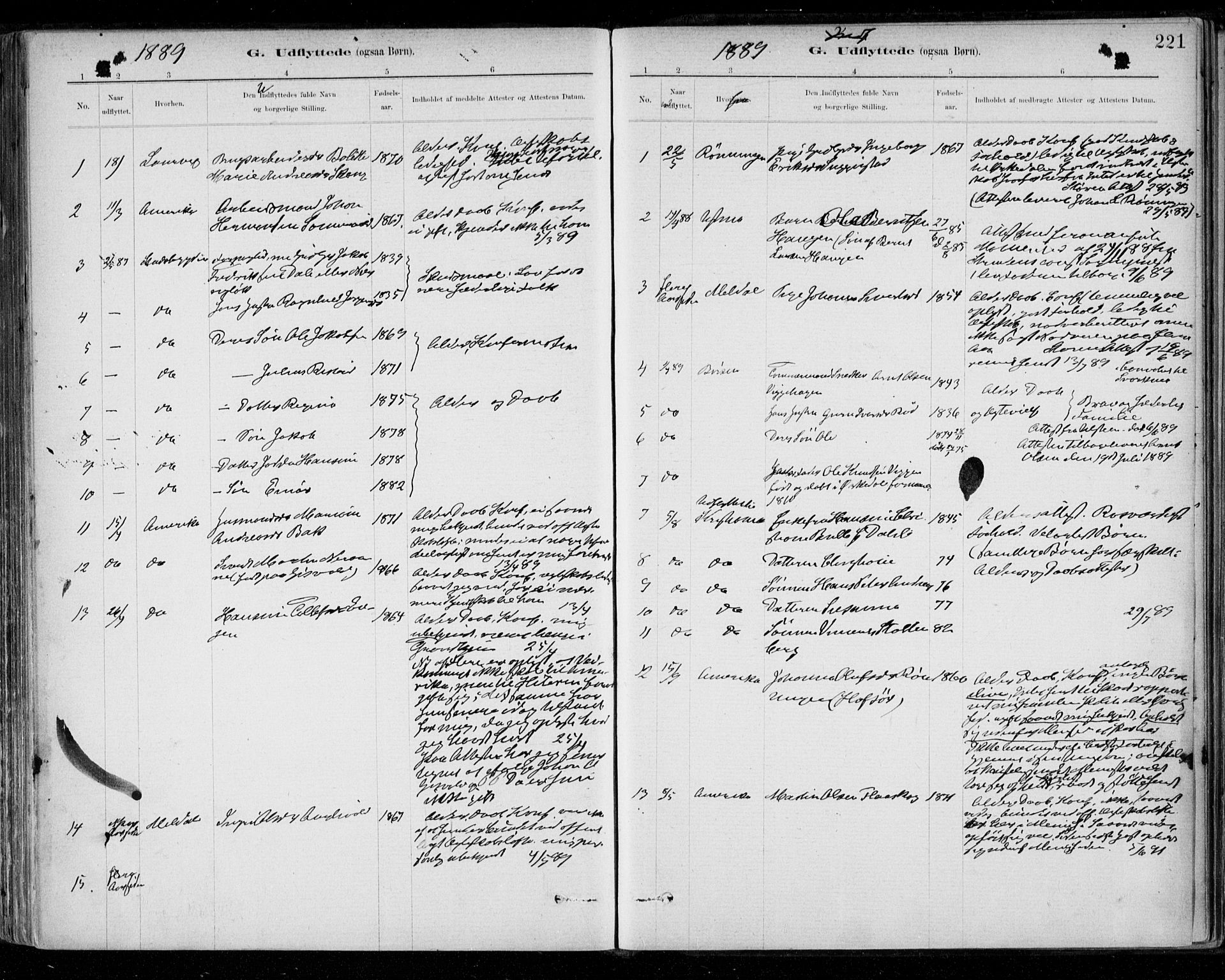 Ministerialprotokoller, klokkerbøker og fødselsregistre - Sør-Trøndelag, SAT/A-1456/668/L0810: Parish register (official) no. 668A10, 1881-1894, p. 221