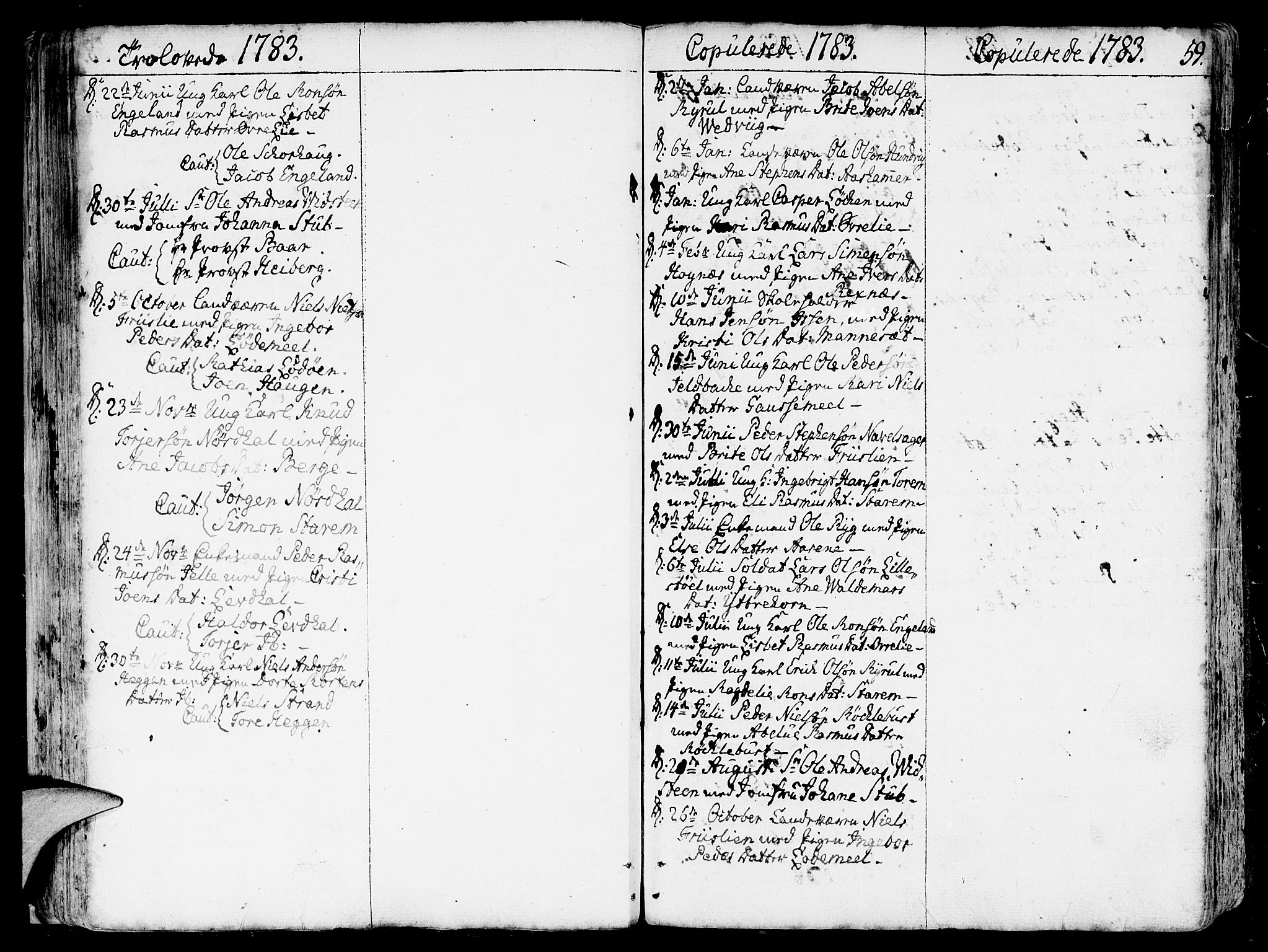 Eid sokneprestembete, AV/SAB-A-82301/H/Haa/Haaa/L0003: Parish register (official) no. A 3, 1770-1805, p. 59