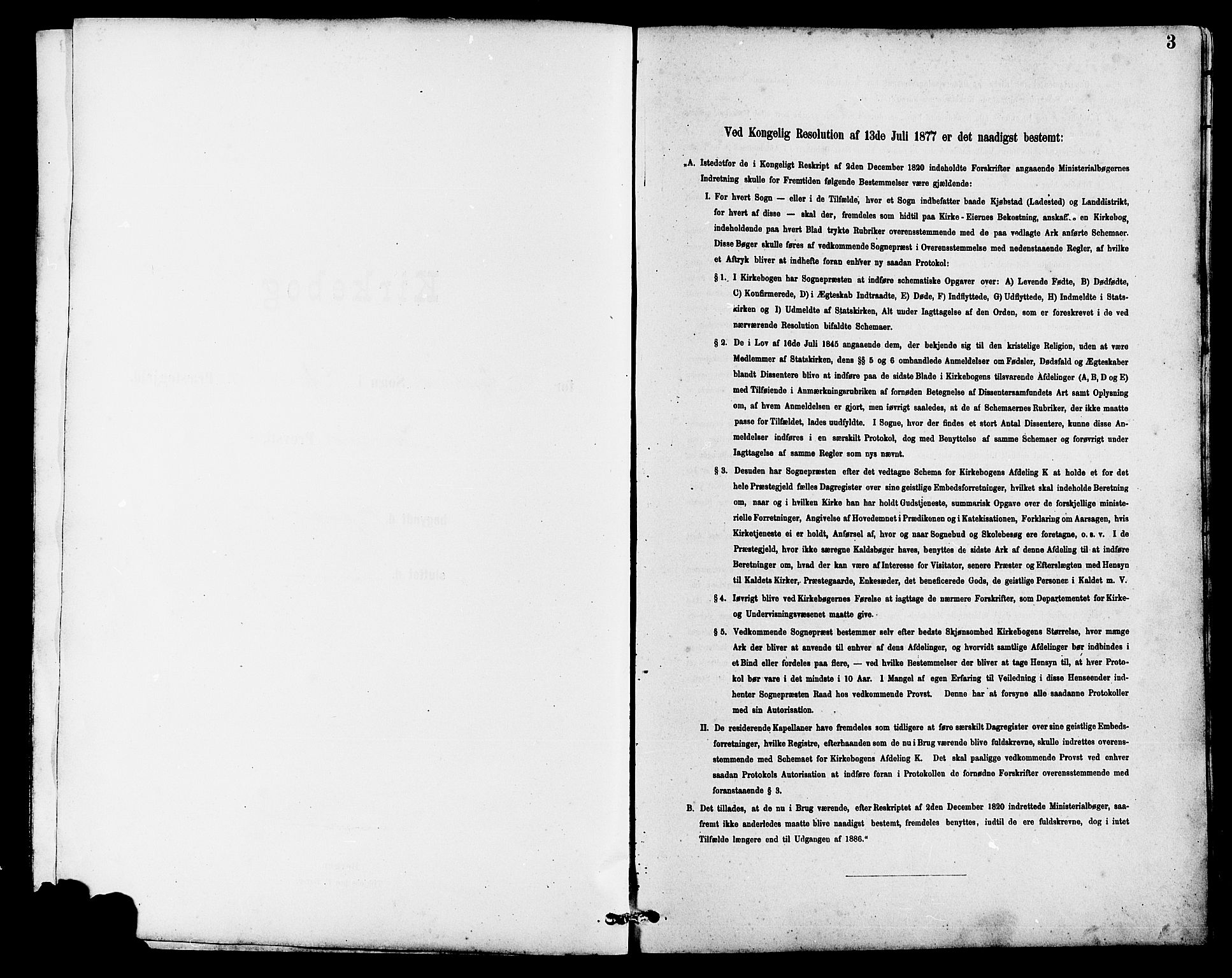 Avaldsnes sokneprestkontor, SAST/A -101851/H/Ha/Hab/L0007: Parish register (copy) no. B 7, 1885-1909, p. 3