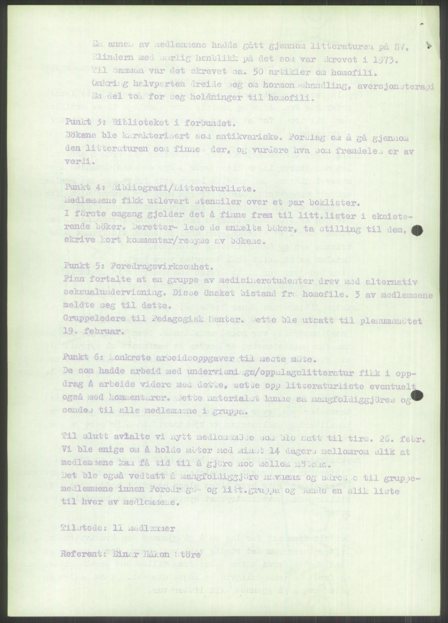 Det Norske Forbundet av 1948/Landsforeningen for Lesbisk og Homofil Frigjøring, AV/RA-PA-1216/A/Ag/L0004: Grupper, utvalg, 1974-1992, p. 536