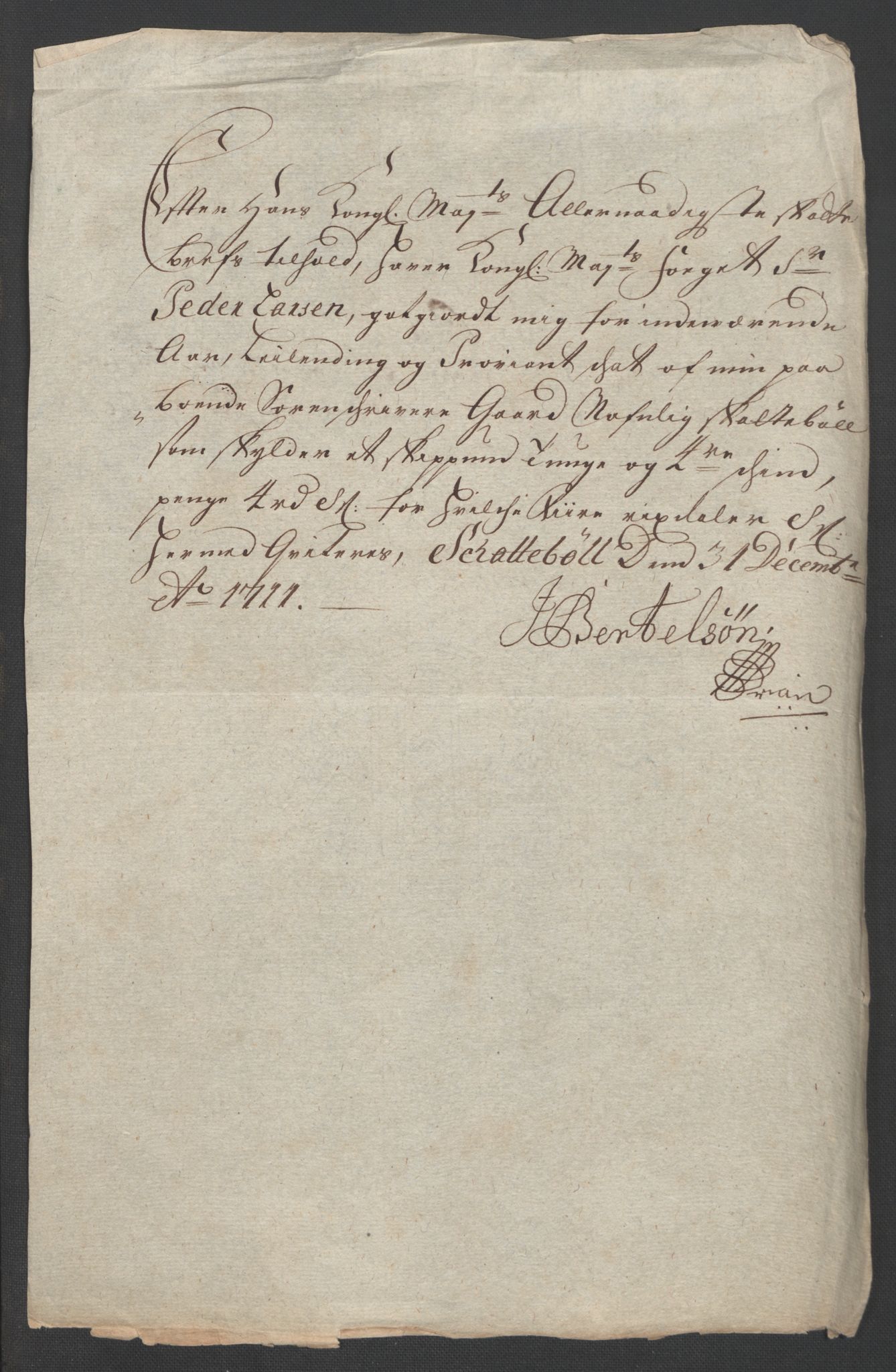 Rentekammeret inntil 1814, Reviderte regnskaper, Fogderegnskap, AV/RA-EA-4092/R07/L0303: Fogderegnskap Rakkestad, Heggen og Frøland, 1711, p. 328