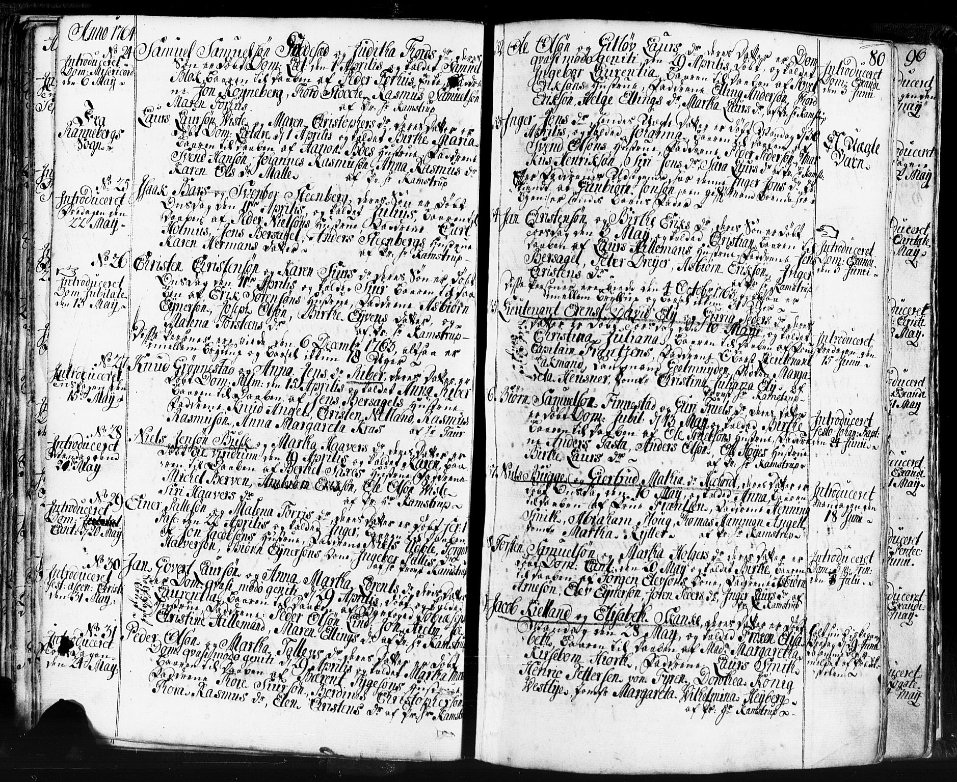 Domkirken sokneprestkontor, SAST/A-101812/001/30/30BB/L0004: Parish register (copy) no. B 4, 1752-1790, p. 80