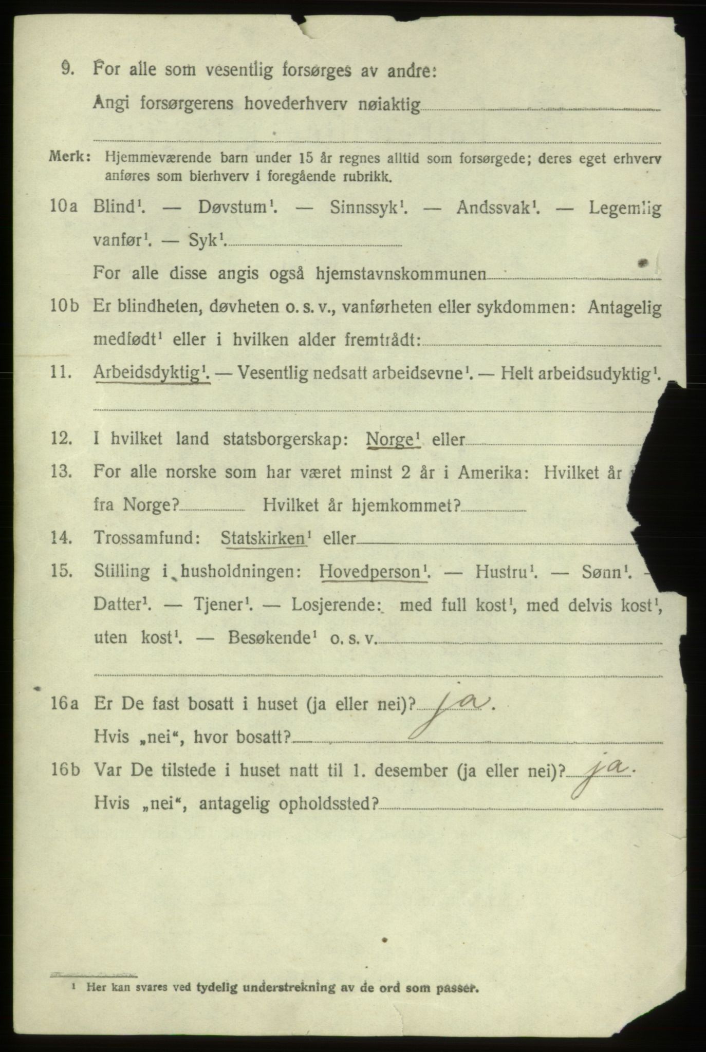 SAB, 1920 census for Stord, 1920, p. 8684