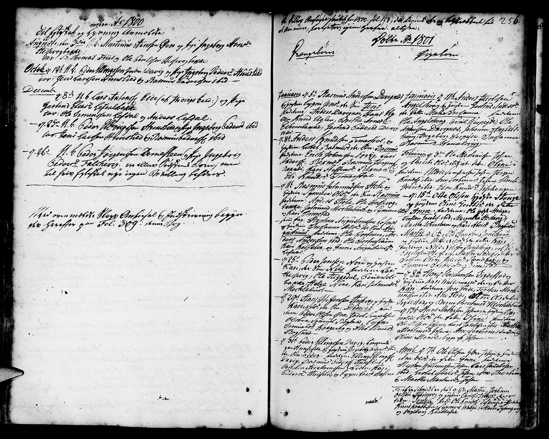 Davik sokneprestembete, SAB/A-79701/H/Haa/Haaa/L0002: Parish register (official) no. A 2, 1742-1816, p. 256