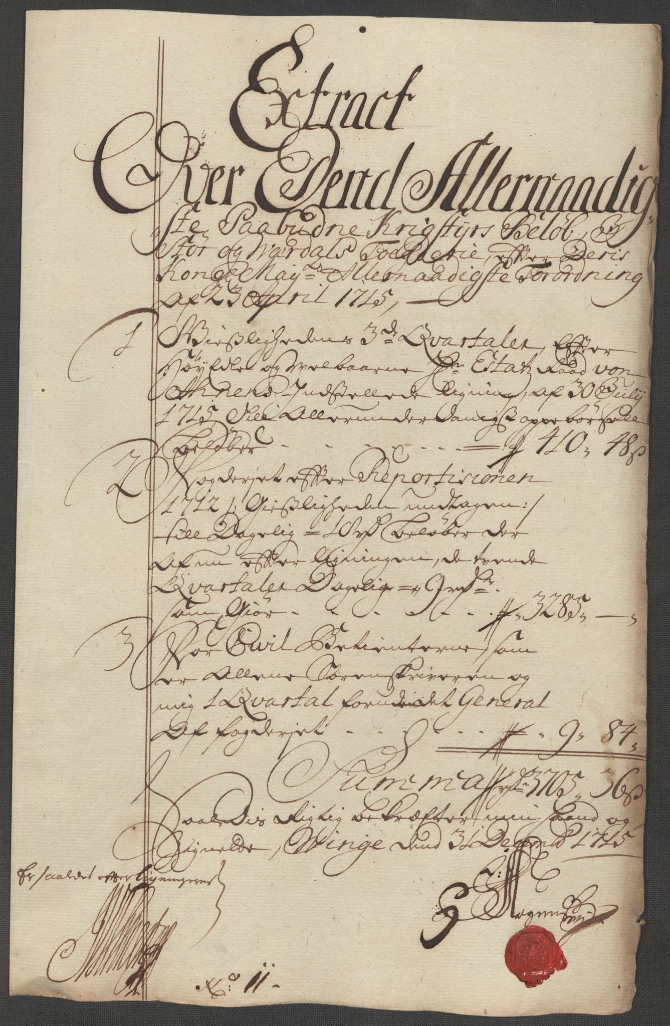 Rentekammeret inntil 1814, Reviderte regnskaper, Fogderegnskap, RA/EA-4092/R62/L4205: Fogderegnskap Stjørdal og Verdal, 1715, p. 172