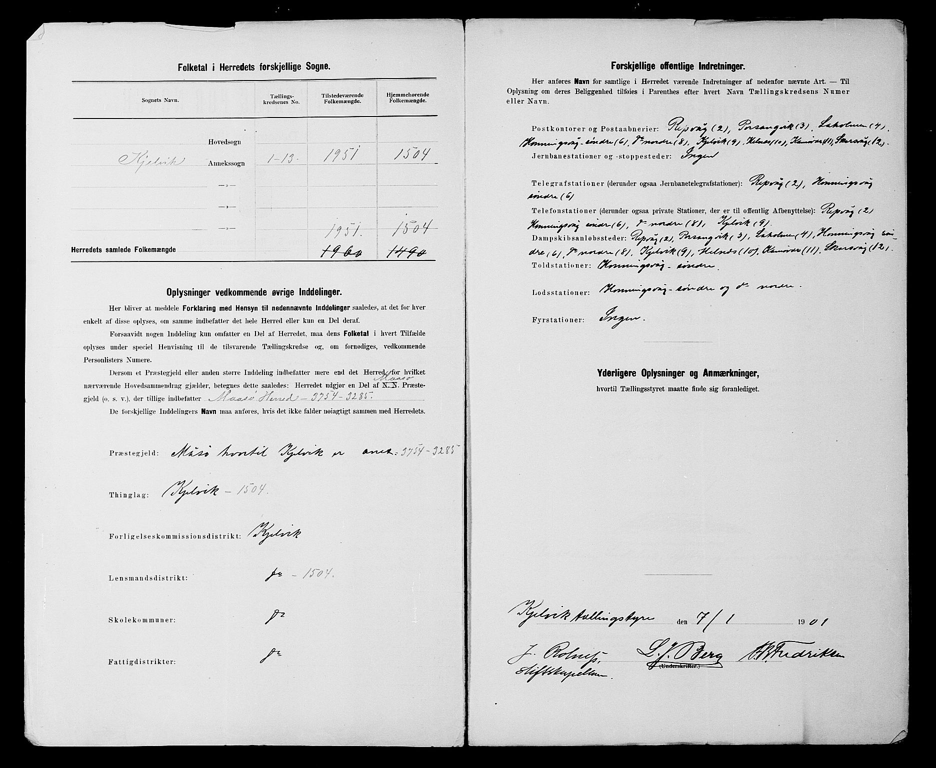 SATØ, 1900 census for Kjelvik, 1900, p. 3