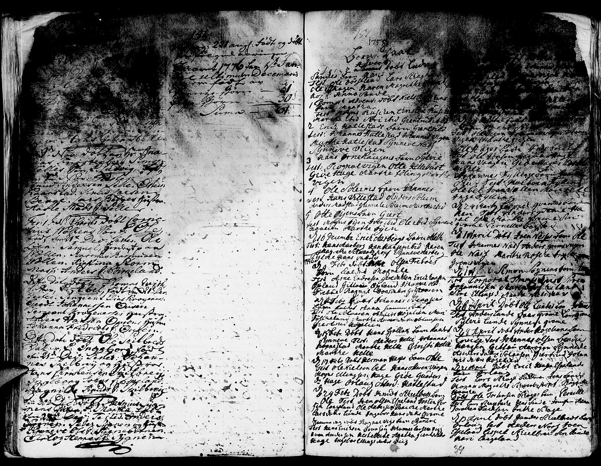 Gaular sokneprestembete, AV/SAB-A-80001/H/Haa: Parish register (official) no. A 1, 1755-1785, p. 39