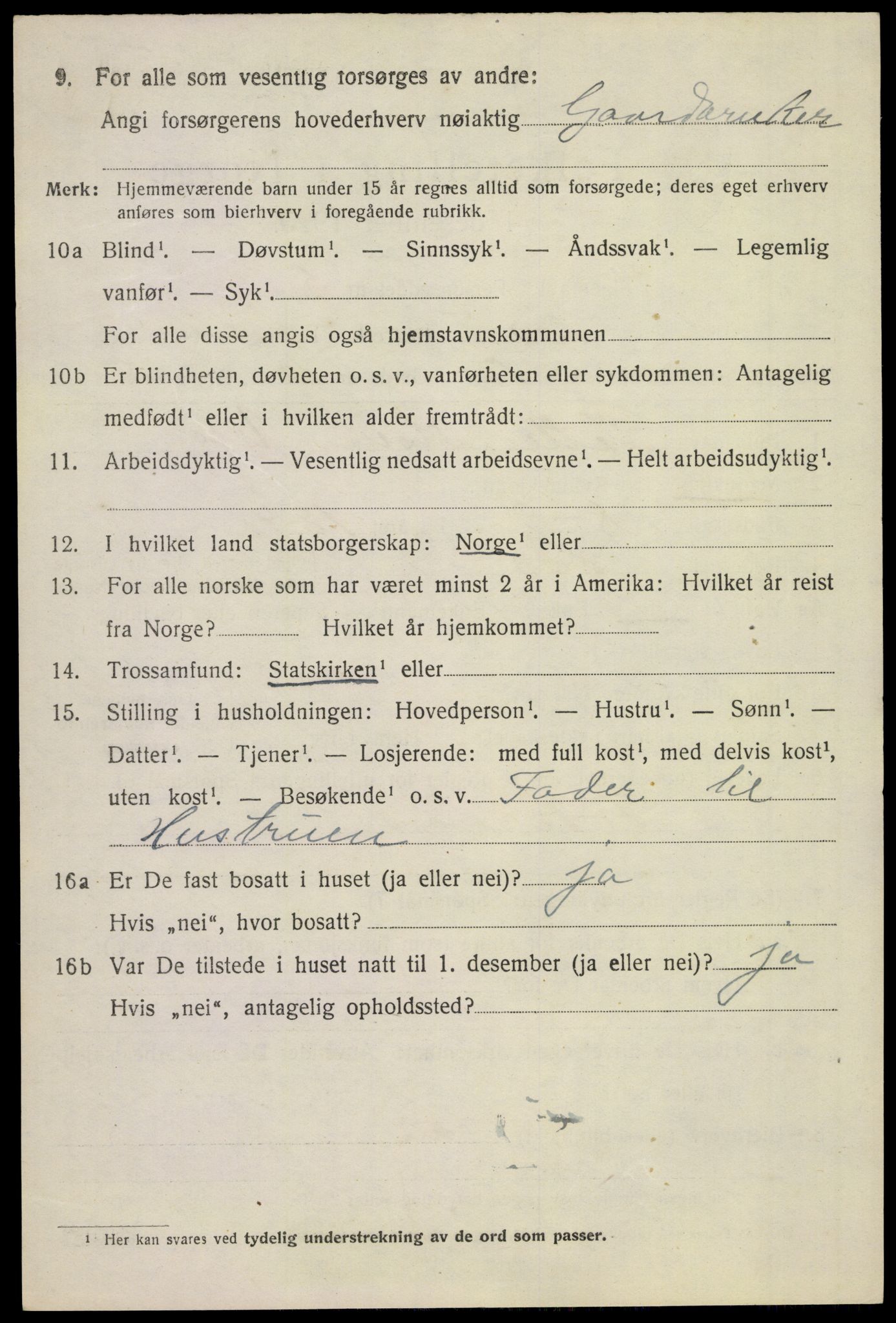 SAKO, 1920 census for Bø (Telemark), 1920, p. 1859