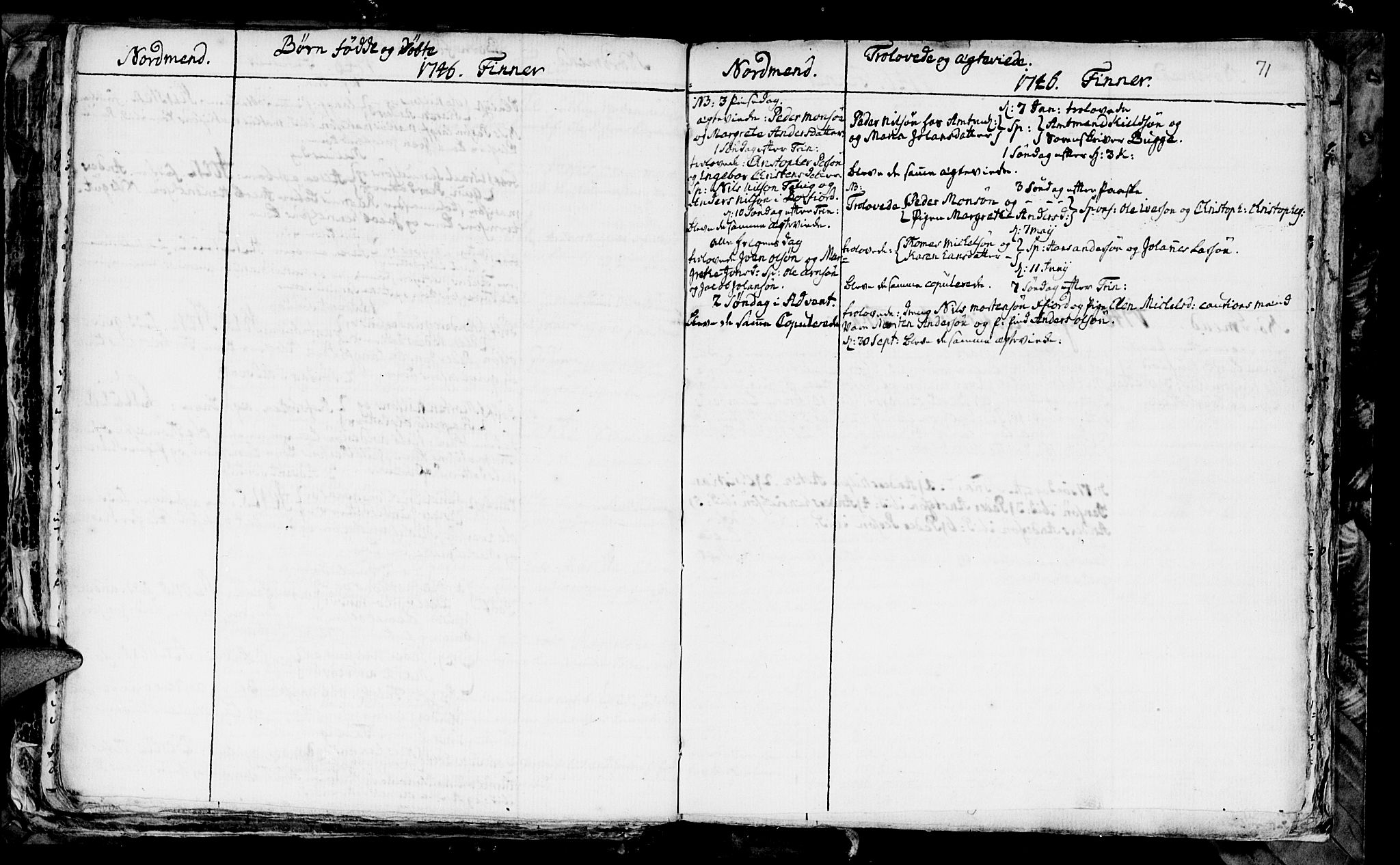 Talvik sokneprestkontor, SATØ/S-1337/H/Ha/L0003kirke: Parish register (official) no. 3, 1735-1752, p. 71
