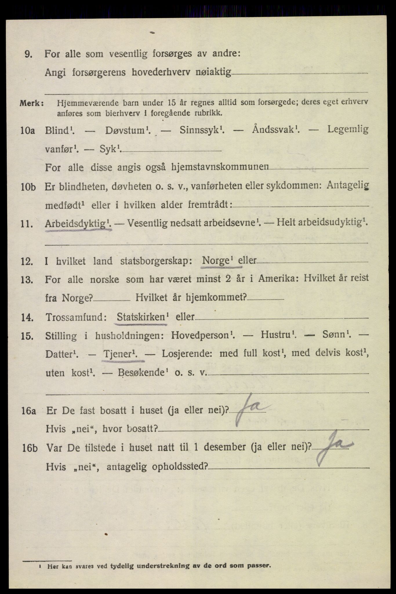 SAH, 1920 census for Furnes, 1920, p. 5998