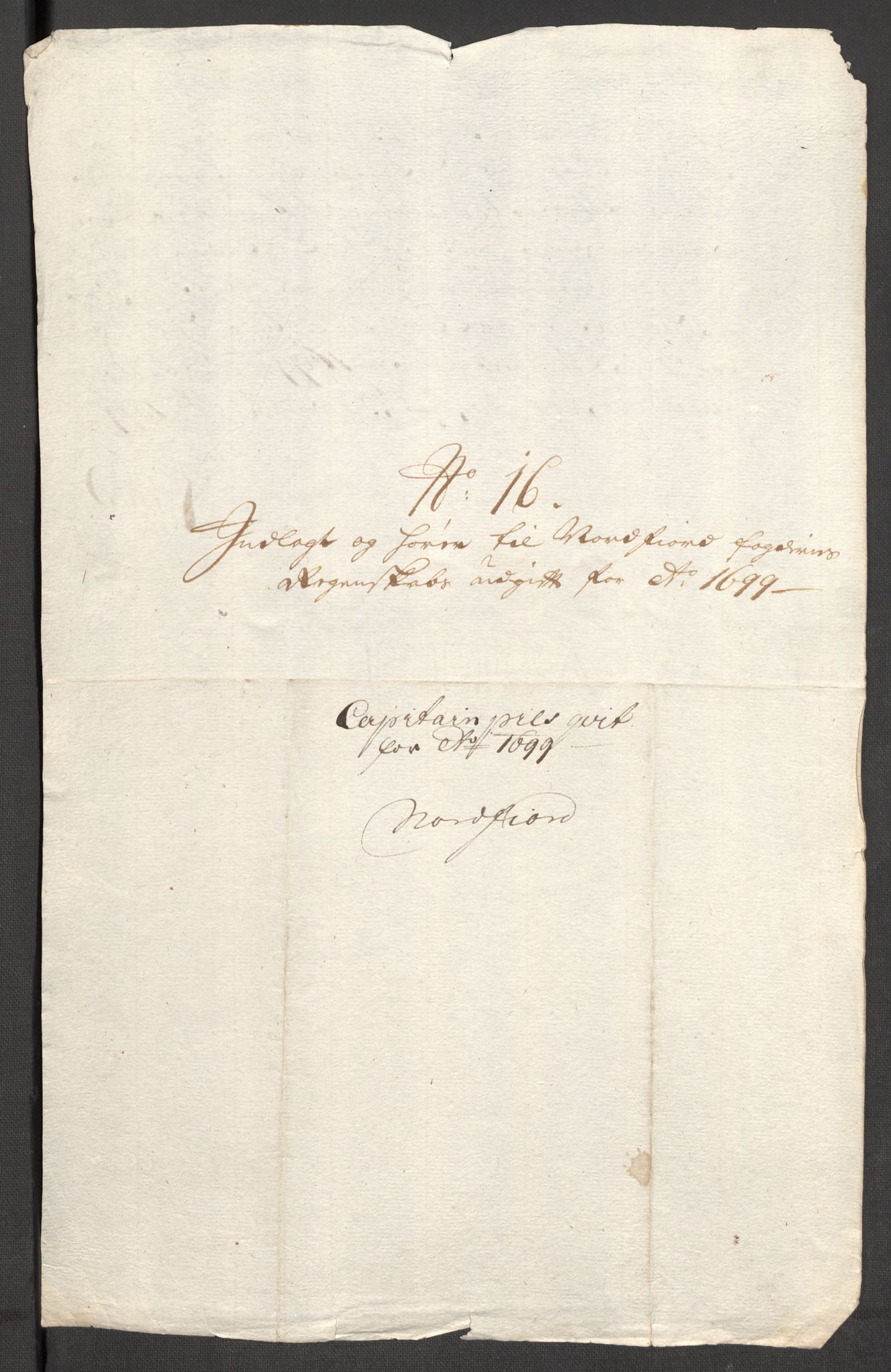 Rentekammeret inntil 1814, Reviderte regnskaper, Fogderegnskap, AV/RA-EA-4092/R53/L3424: Fogderegnskap Sunn- og Nordfjord, 1699, p. 362