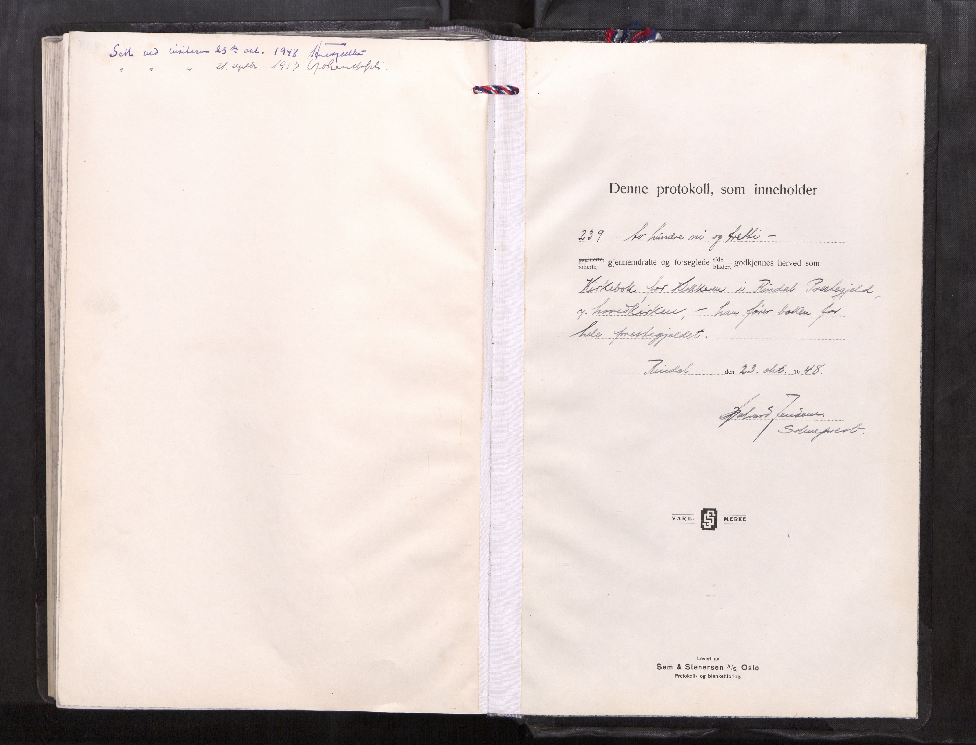 Ministerialprotokoller, klokkerbøker og fødselsregistre - Møre og Romsdal, AV/SAT-A-1454/598/L1081: Parish register (copy) no. 598---, 1944-1962