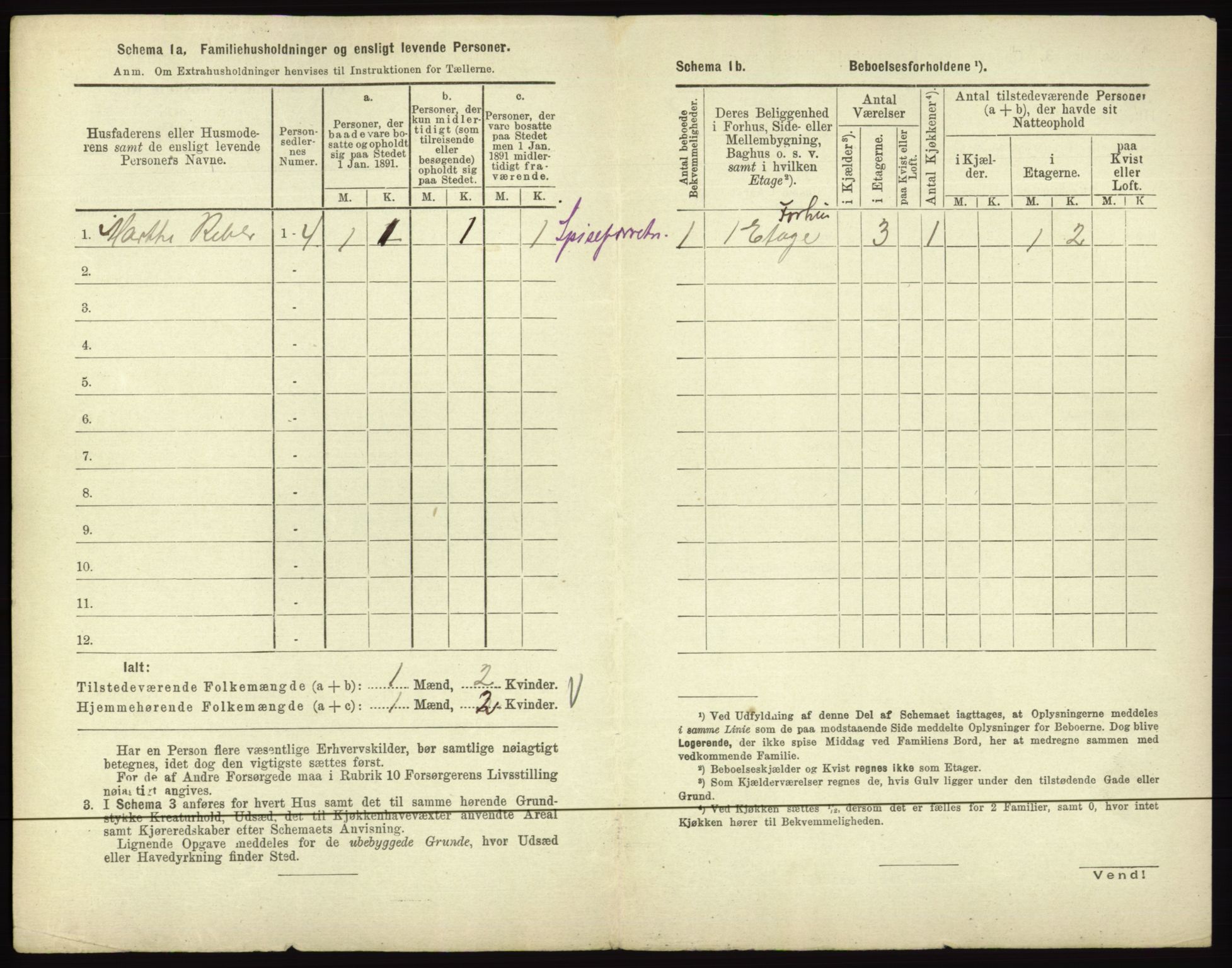 RA, 1891 census for 0601 Hønefoss, 1891, p. 202