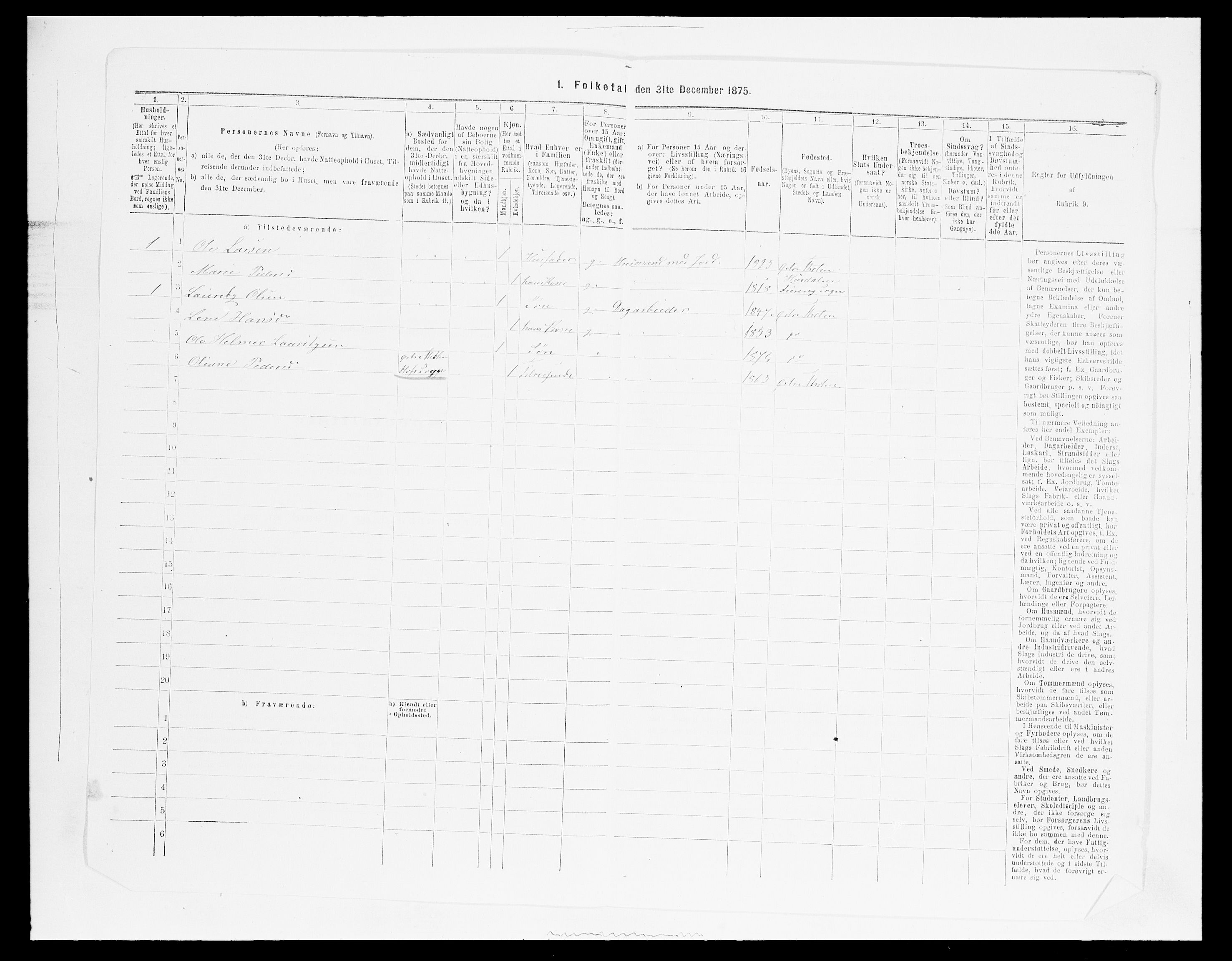 SAH, 1875 census for 0528P Østre Toten, 1875, p. 2388