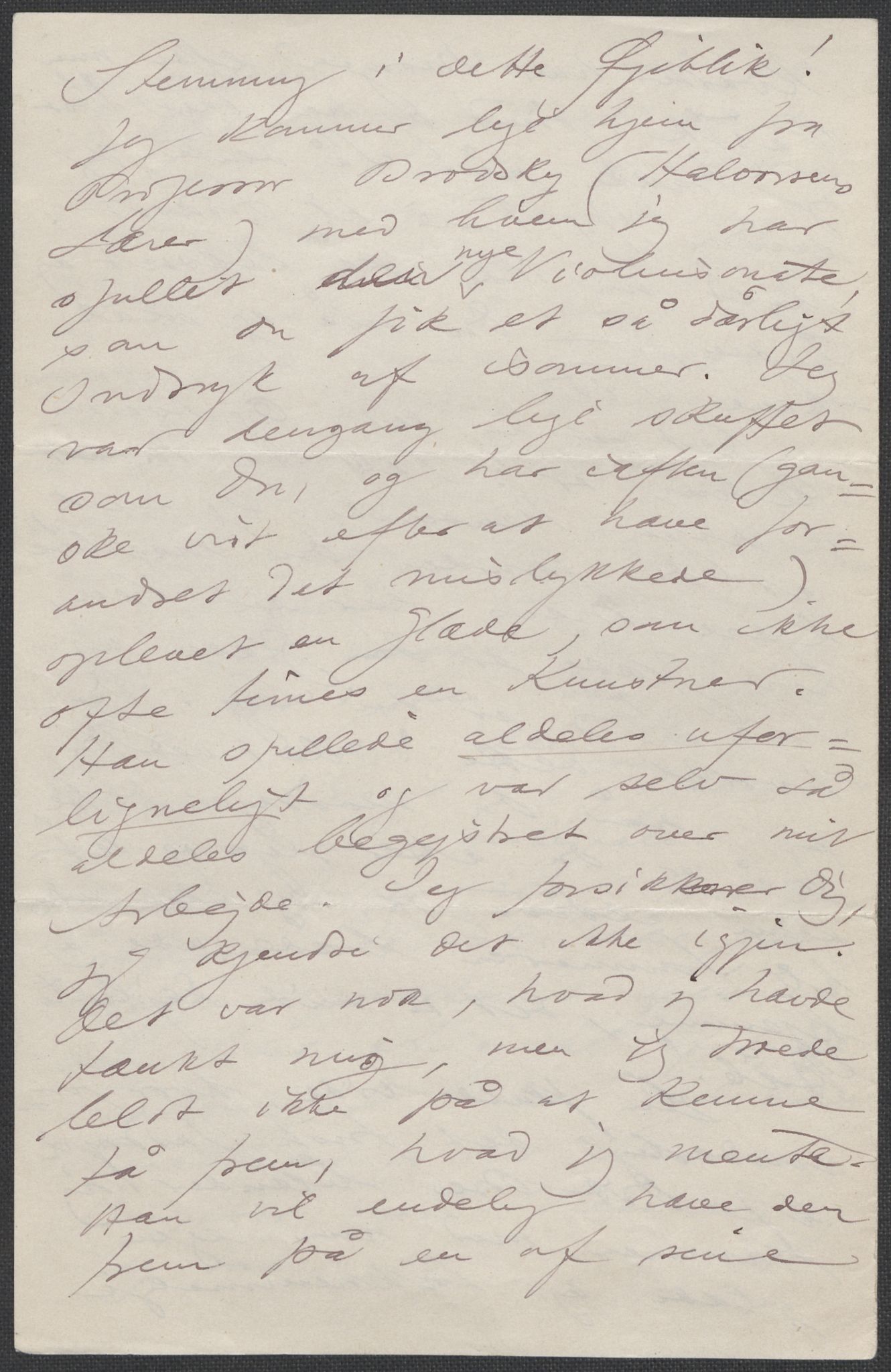 Beyer, Frants, AV/RA-PA-0132/F/L0001: Brev fra Edvard Grieg til Frantz Beyer og "En del optegnelser som kan tjene til kommentar til brevene" av Marie Beyer, 1872-1907, p. 225