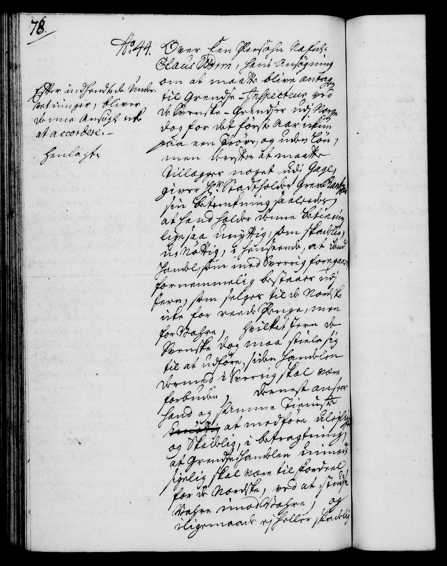 Rentekammeret, Kammerkanselliet, RA/EA-3111/G/Gh/Gha/L0021: Norsk ekstraktmemorialprotokoll (merket RK 53.66), 1739, p. 78