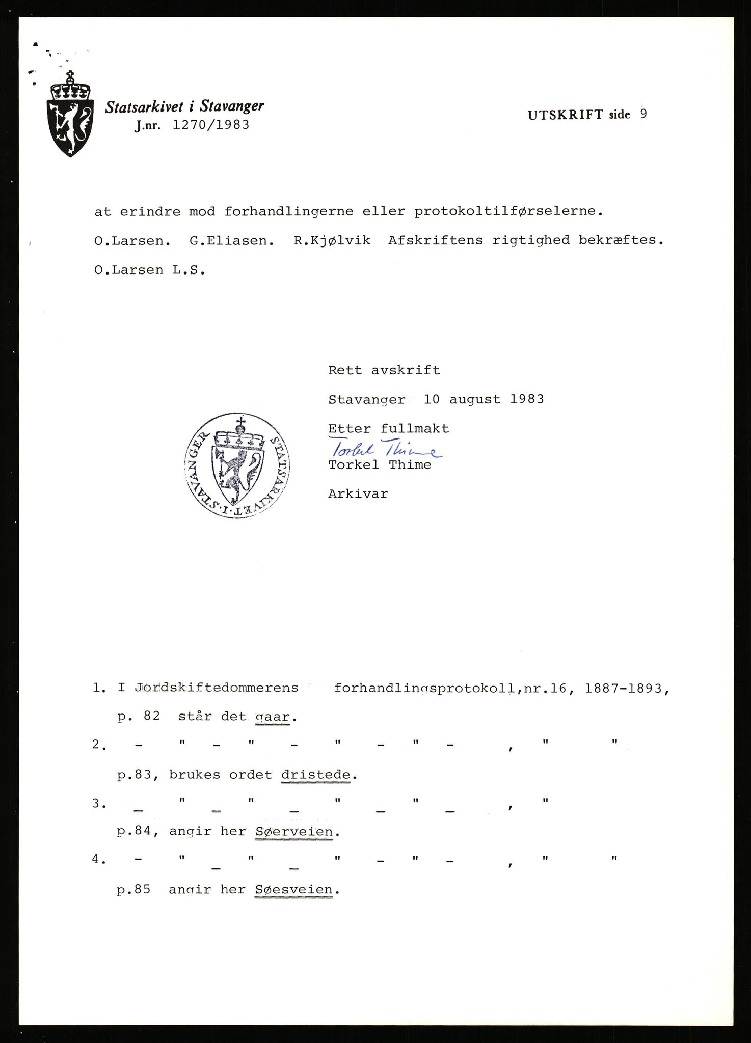 Statsarkivet i Stavanger, AV/SAST-A-101971/03/Y/Yj/L0053: Avskrifter sortert etter gårdsnavn: Leigvam - Liland, 1750-1930, p. 484