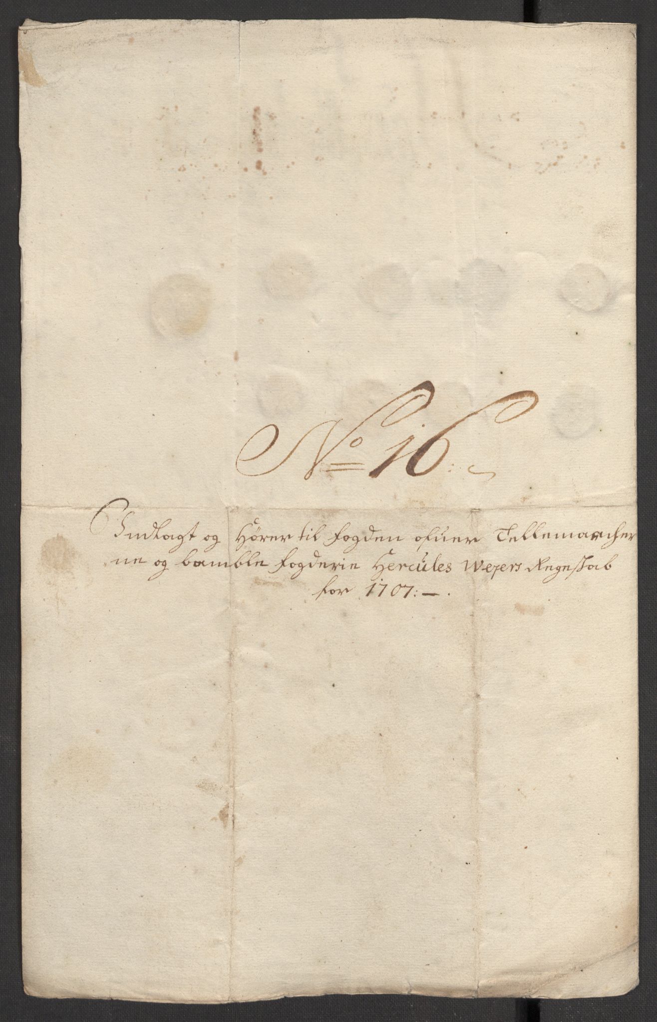 Rentekammeret inntil 1814, Reviderte regnskaper, Fogderegnskap, AV/RA-EA-4092/R36/L2117: Fogderegnskap Øvre og Nedre Telemark og Bamble, 1707, p. 490