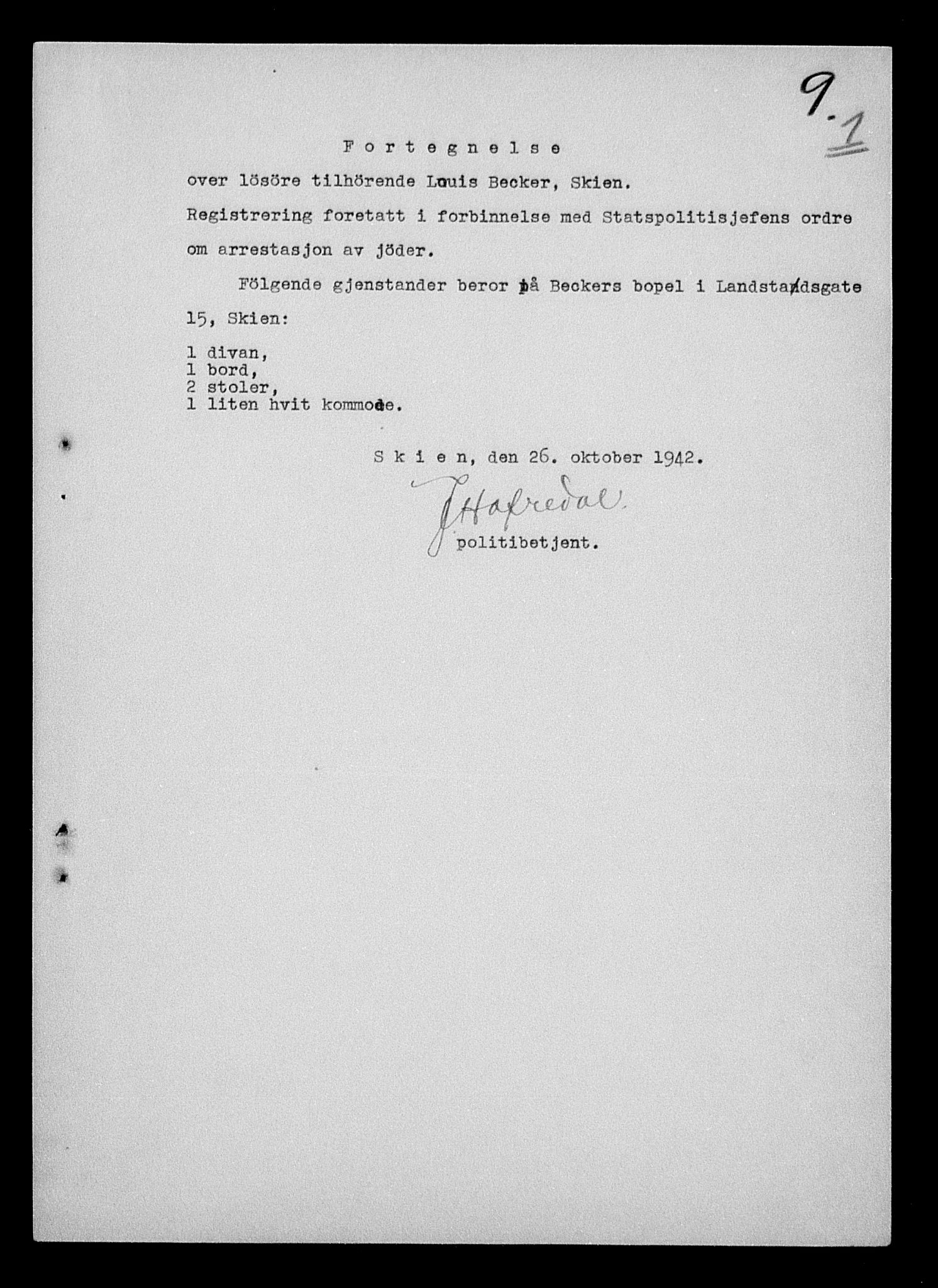 Justisdepartementet, Tilbakeføringskontoret for inndratte formuer, AV/RA-S-1564/H/Hc/Hcd/L0990: --, 1945-1947, p. 508