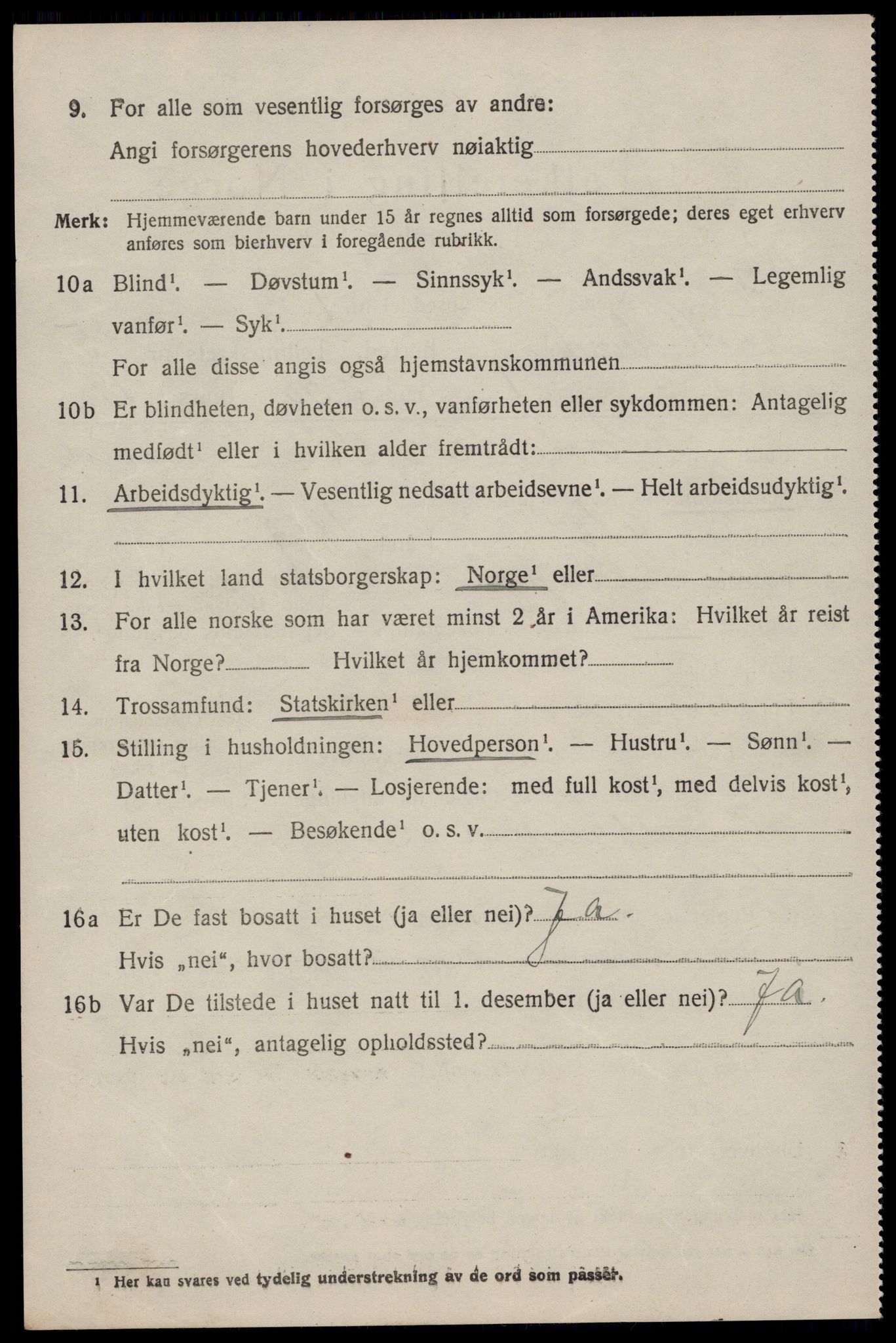 SAST, 1920 census for Høyland, 1920, p. 13667