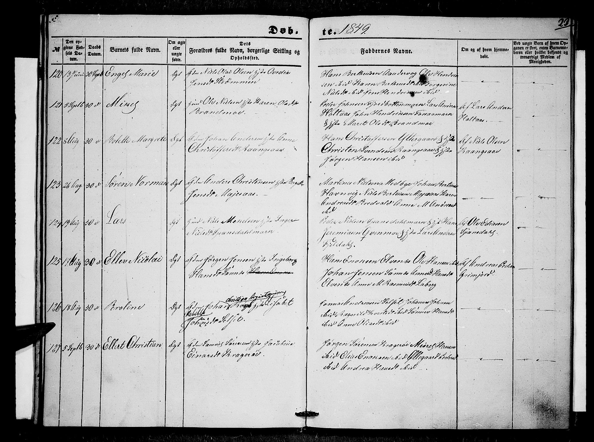 Ibestad sokneprestembete, AV/SATØ-S-0077/H/Ha/Haa/L0007kirke: Parish register (official) no. 7, 1847-1850, p. 23