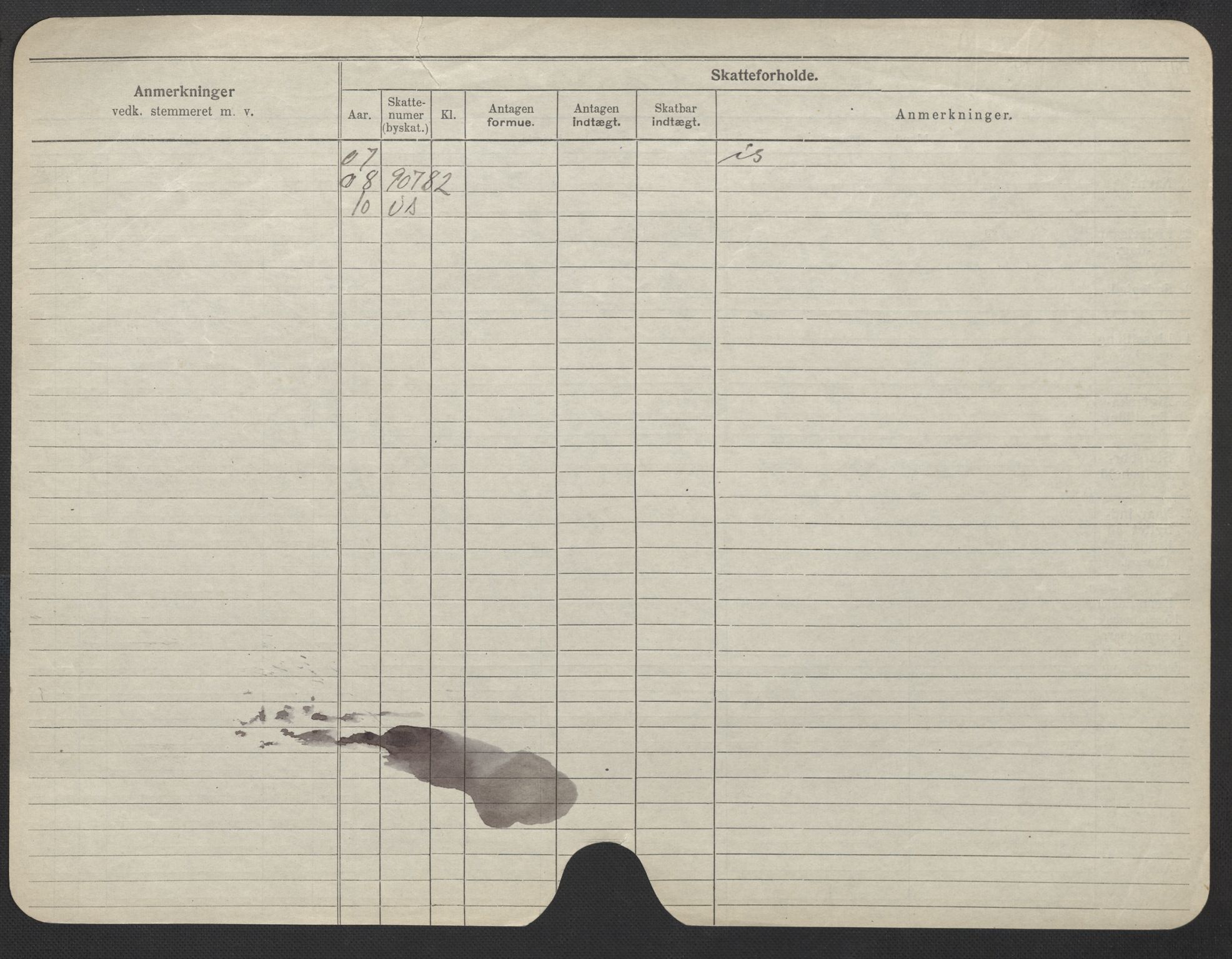 Oslo folkeregister, Registerkort, AV/SAO-A-11715/F/Fa/Fac/L0022: Kvinner, 1906-1914, p. 349b