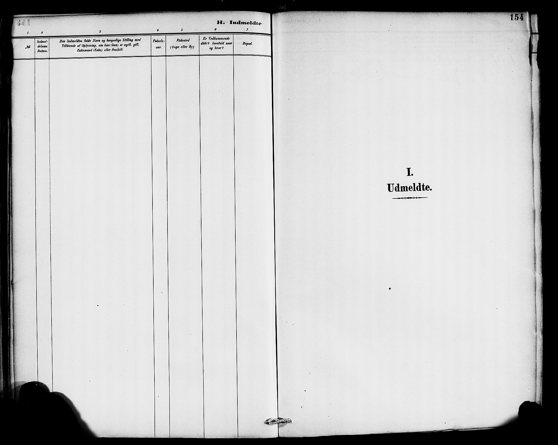 Hyllestad sokneprestembete, AV/SAB-A-80401: Parish register (official) no. D 1, 1886-1905, p. 154
