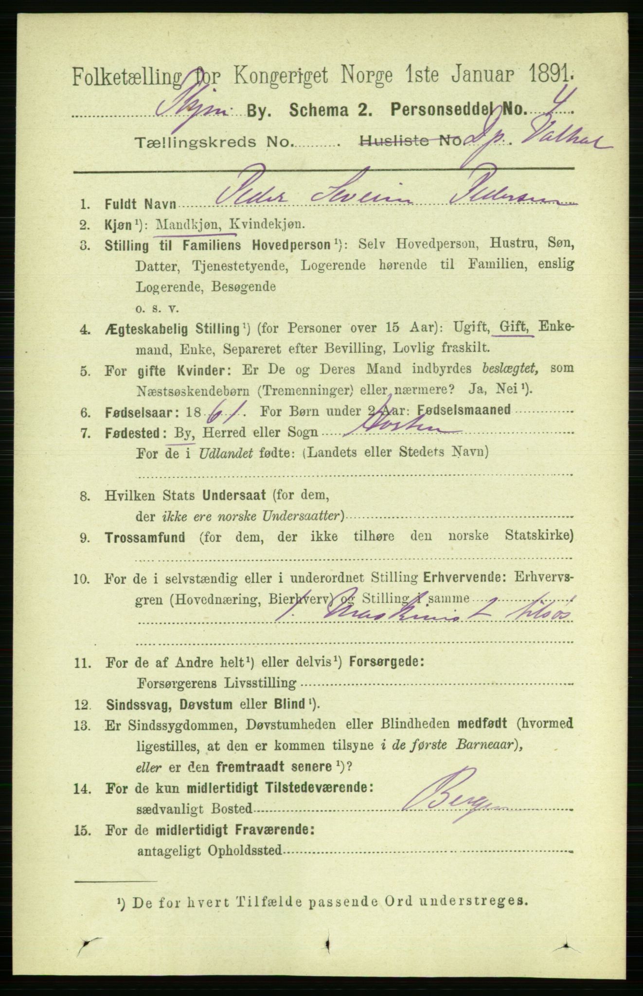 RA, 1891 census for 1601 Trondheim, 1891, p. 28651