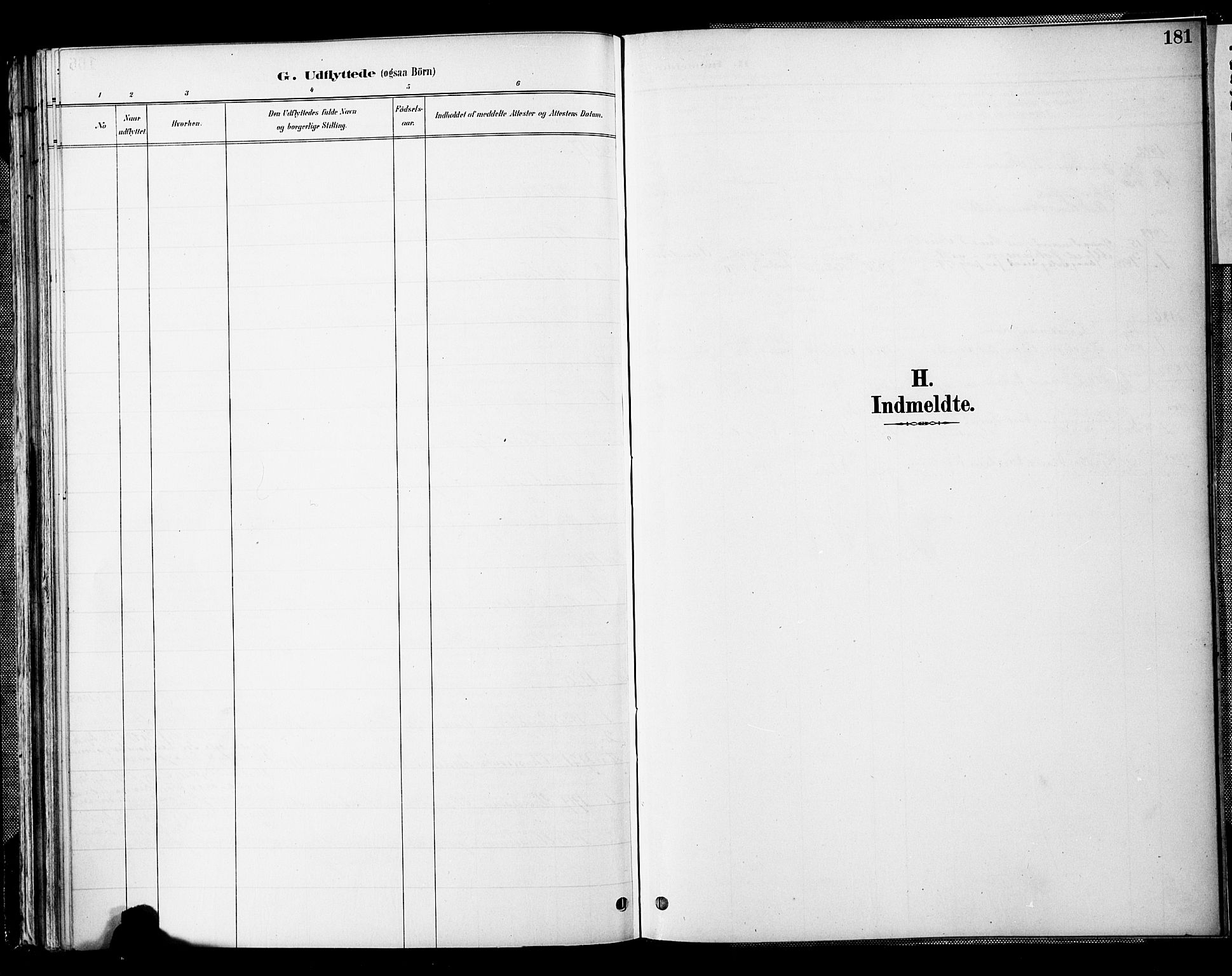 Spydeberg prestekontor Kirkebøker, SAO/A-10924/F/Fb/L0001: Parish register (official) no. II 1, 1886-1907, p. 181