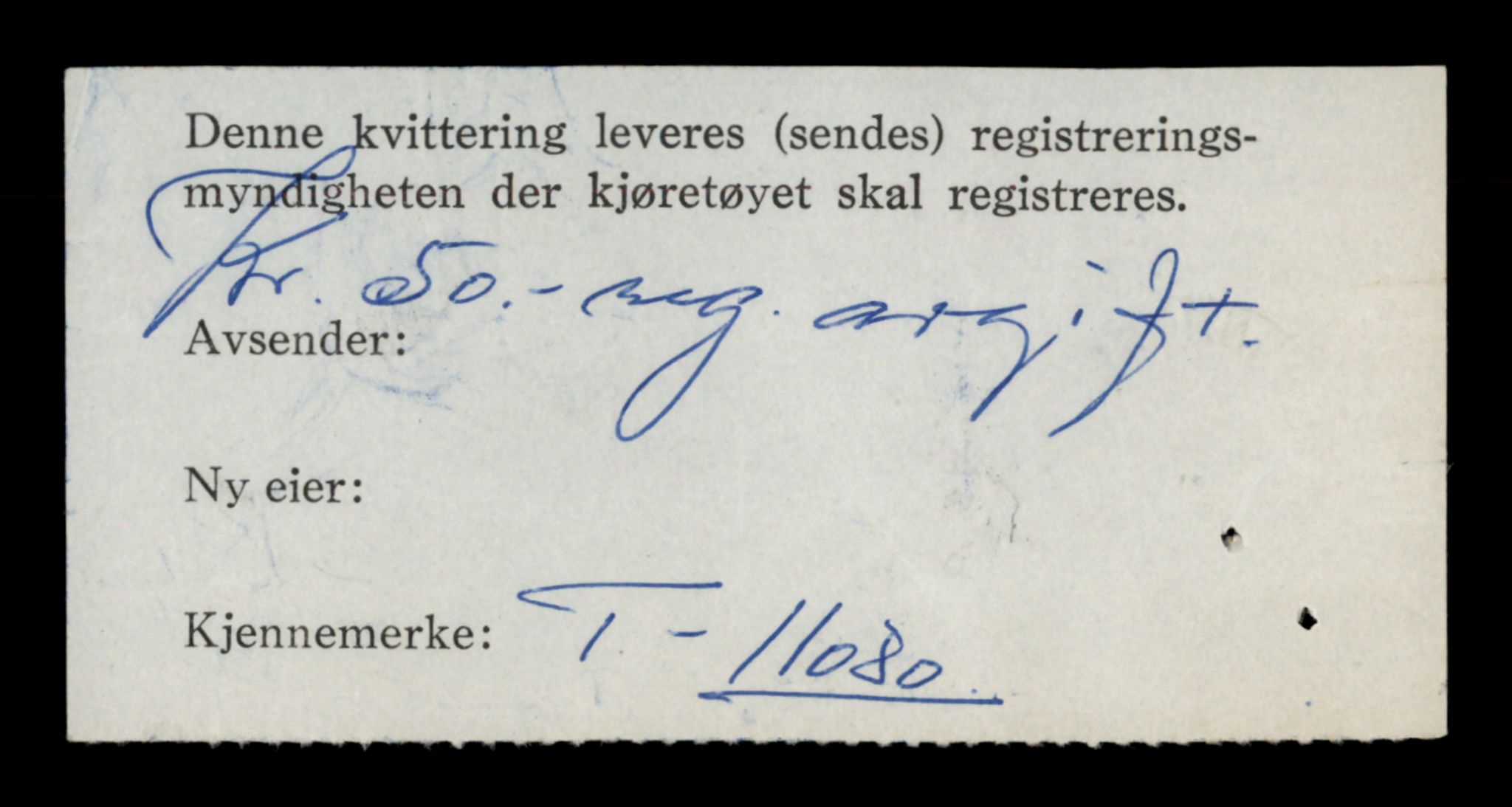Møre og Romsdal vegkontor - Ålesund trafikkstasjon, SAT/A-4099/F/Fe/L0026: Registreringskort for kjøretøy T 11046 - T 11160, 1927-1998, p. 1010