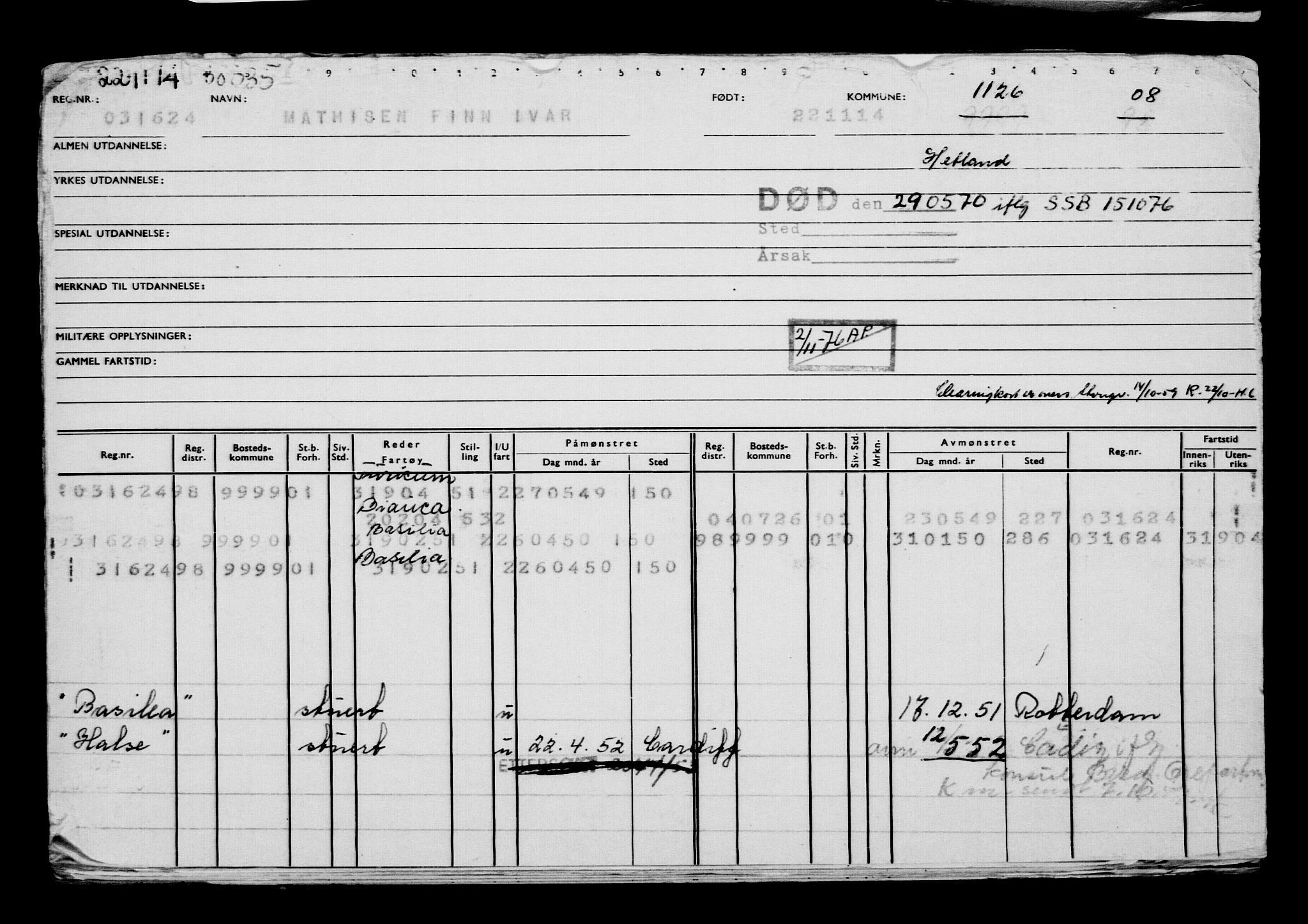 Direktoratet for sjømenn, AV/RA-S-3545/G/Gb/L0125: Hovedkort, 1914, p. 342