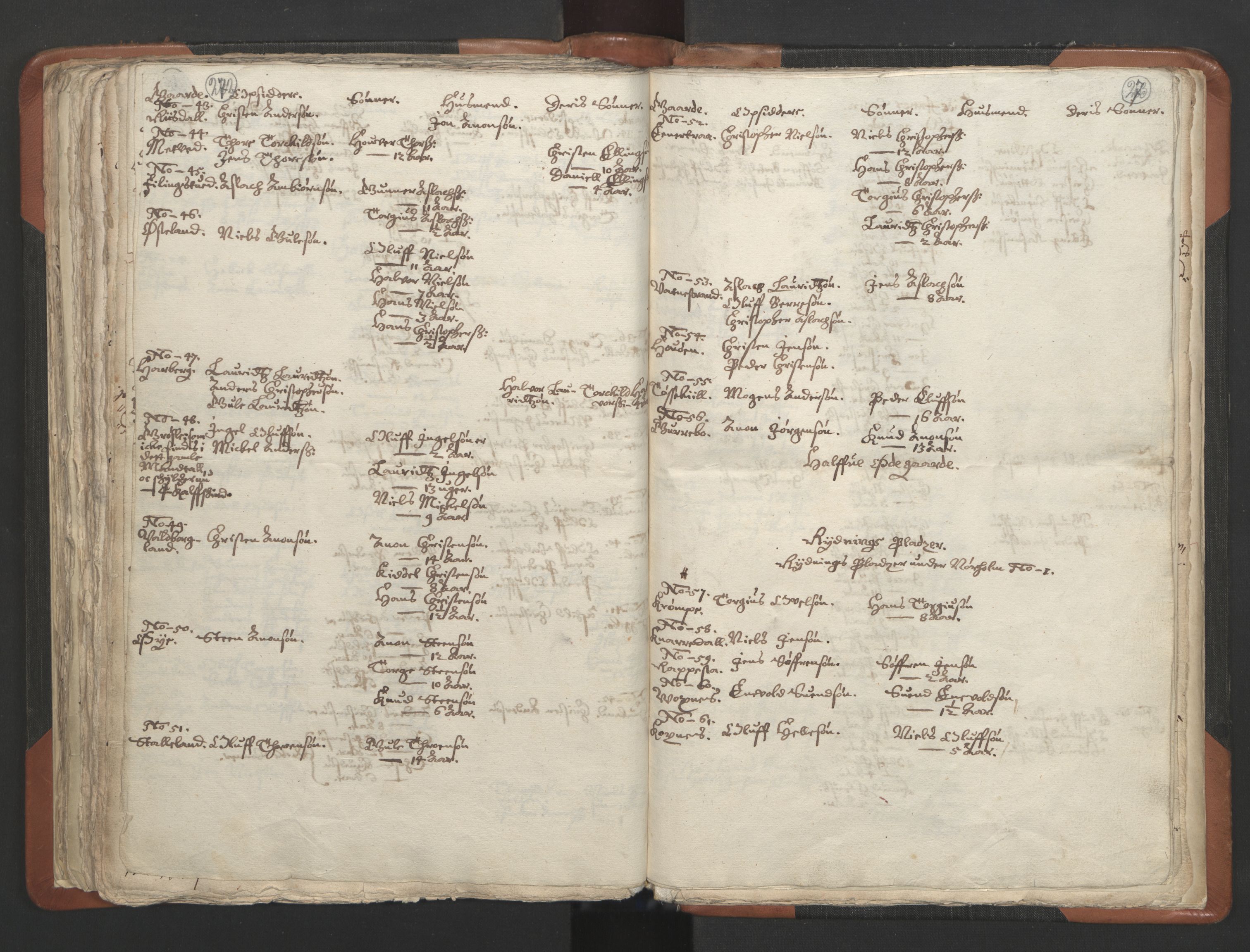 RA, Vicar's Census 1664-1666, no. 13: Nedenes deanery, 1664-1666, p. 272-273