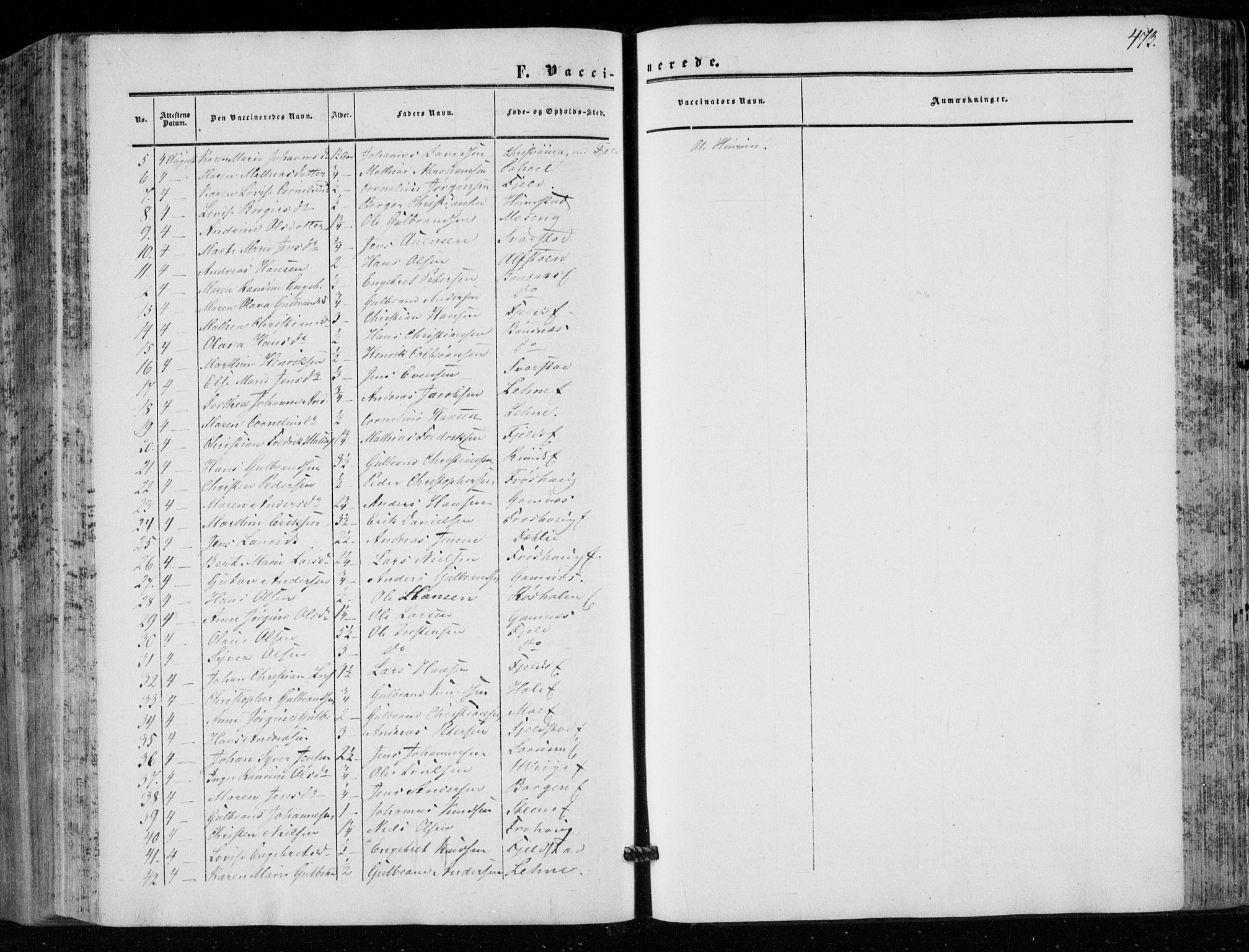 Hole kirkebøker, AV/SAKO-A-228/F/Fa/L0006: Parish register (official) no. I 6, 1852-1872, p. 473