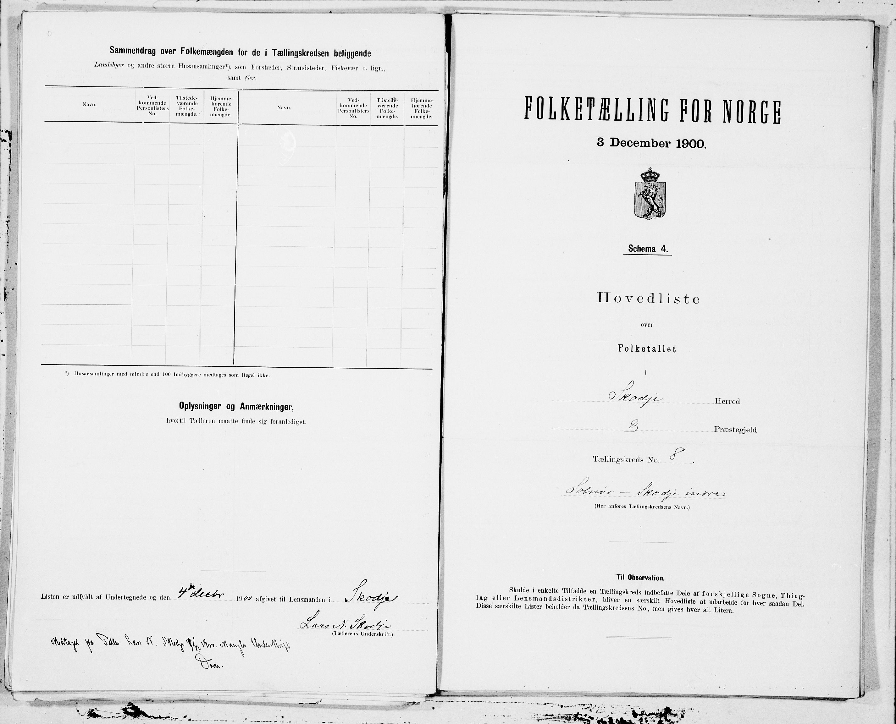 SAT, 1900 census for Skodje, 1900, p. 16