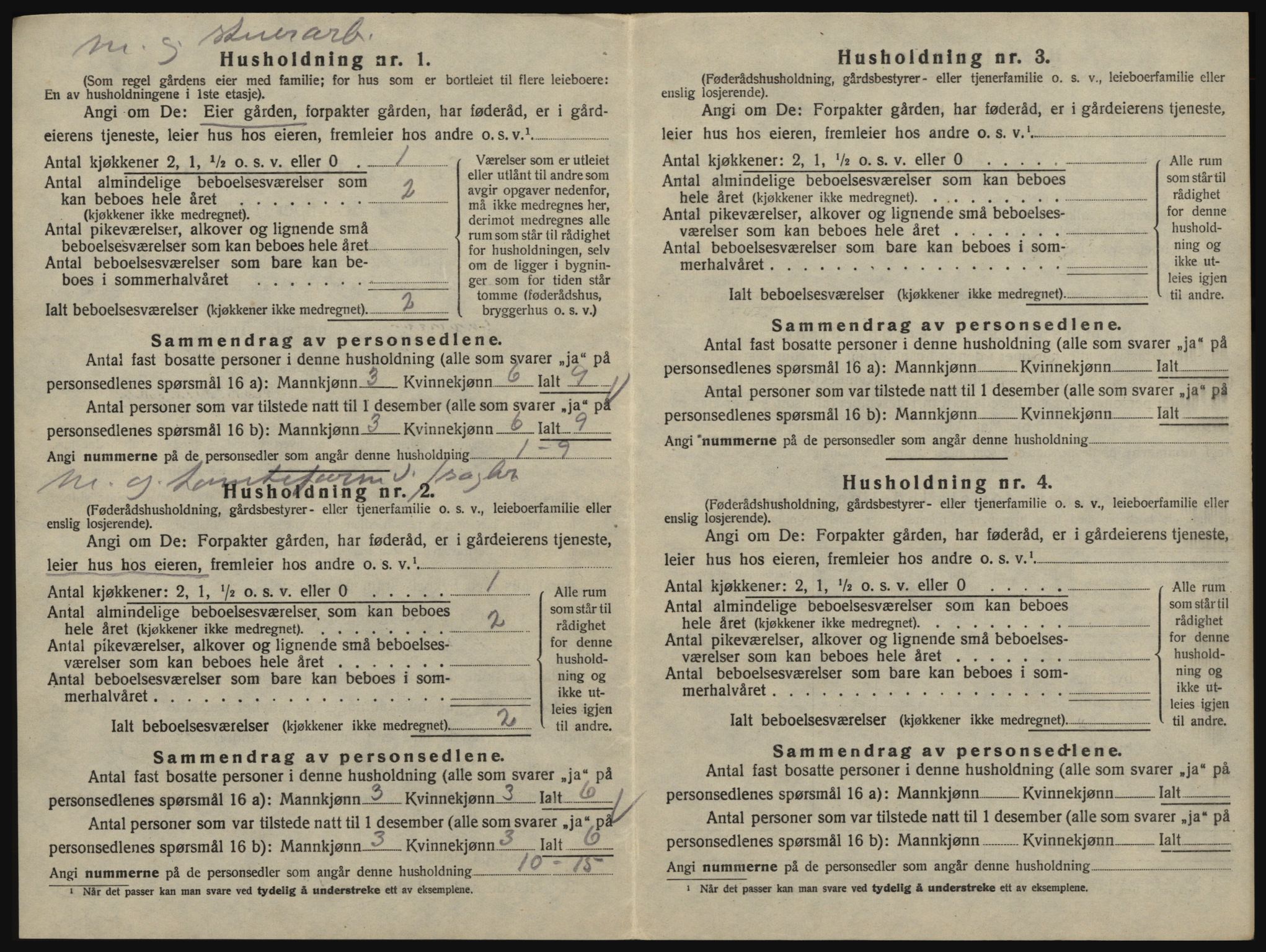 SAO, 1920 census for Glemmen, 1920, p. 730