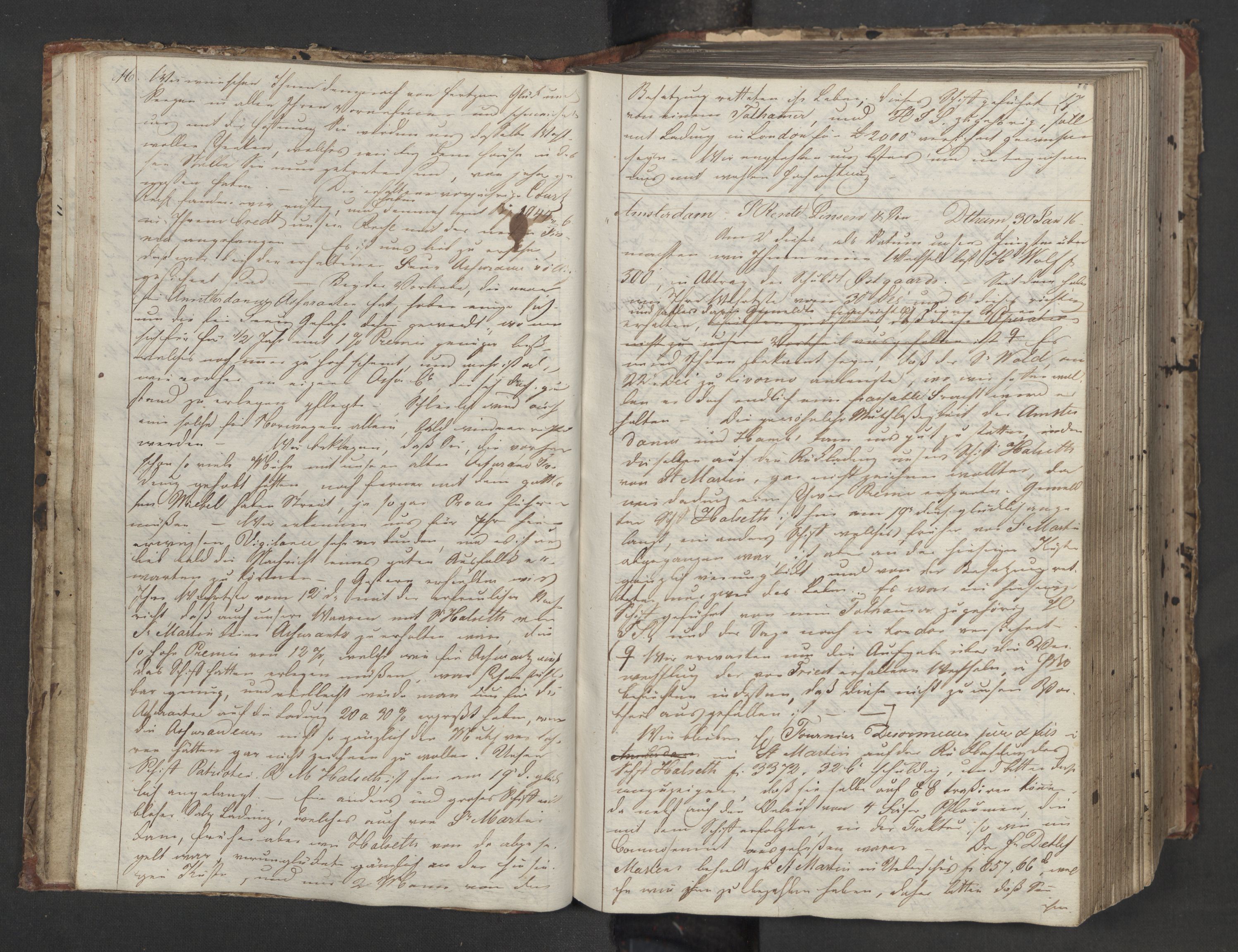 Hoë, Herman & Co, AV/SAT-PA-0280/11/L0013: Kopibok, utenriks, 1815-1821, p. 16-17