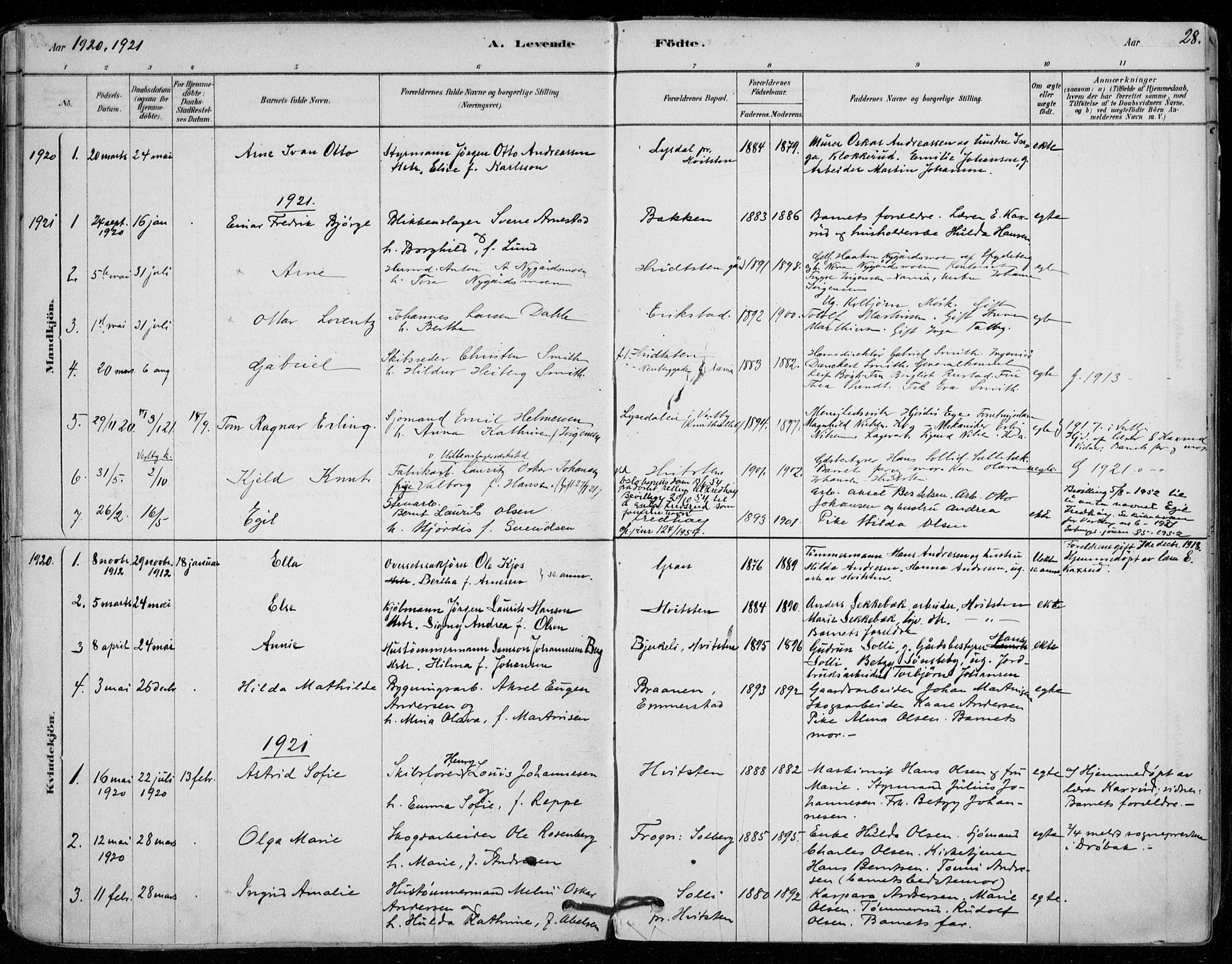 Vestby prestekontor Kirkebøker, SAO/A-10893/F/Fd/L0001: Parish register (official) no. IV 1, 1878-1945, p. 28