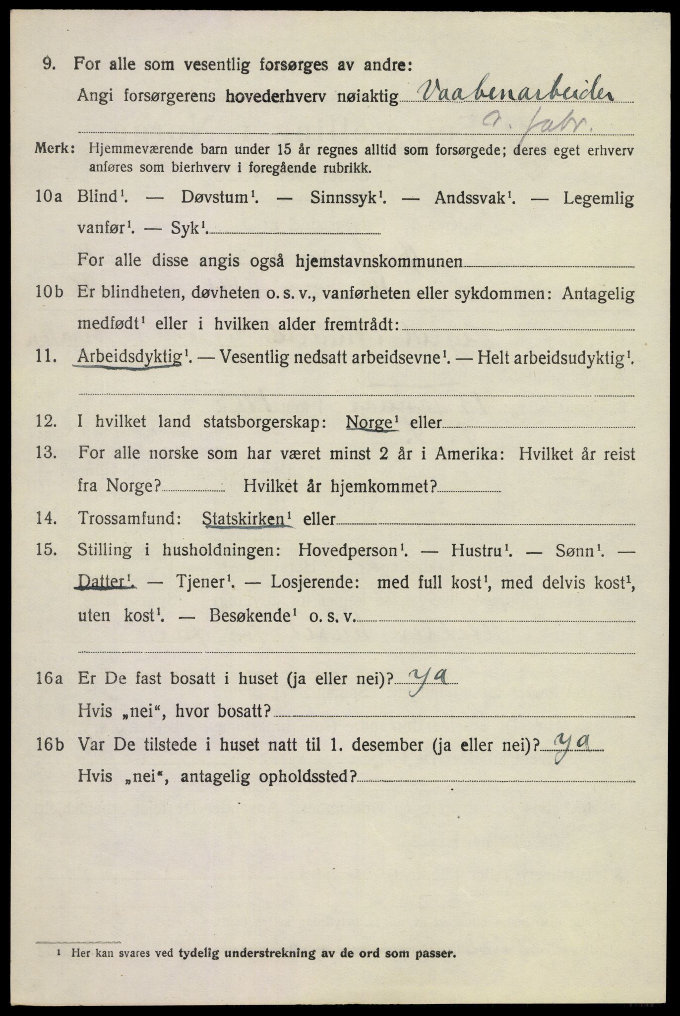 SAKO, 1920 census for Øvre Sandsvær, 1920, p. 5701