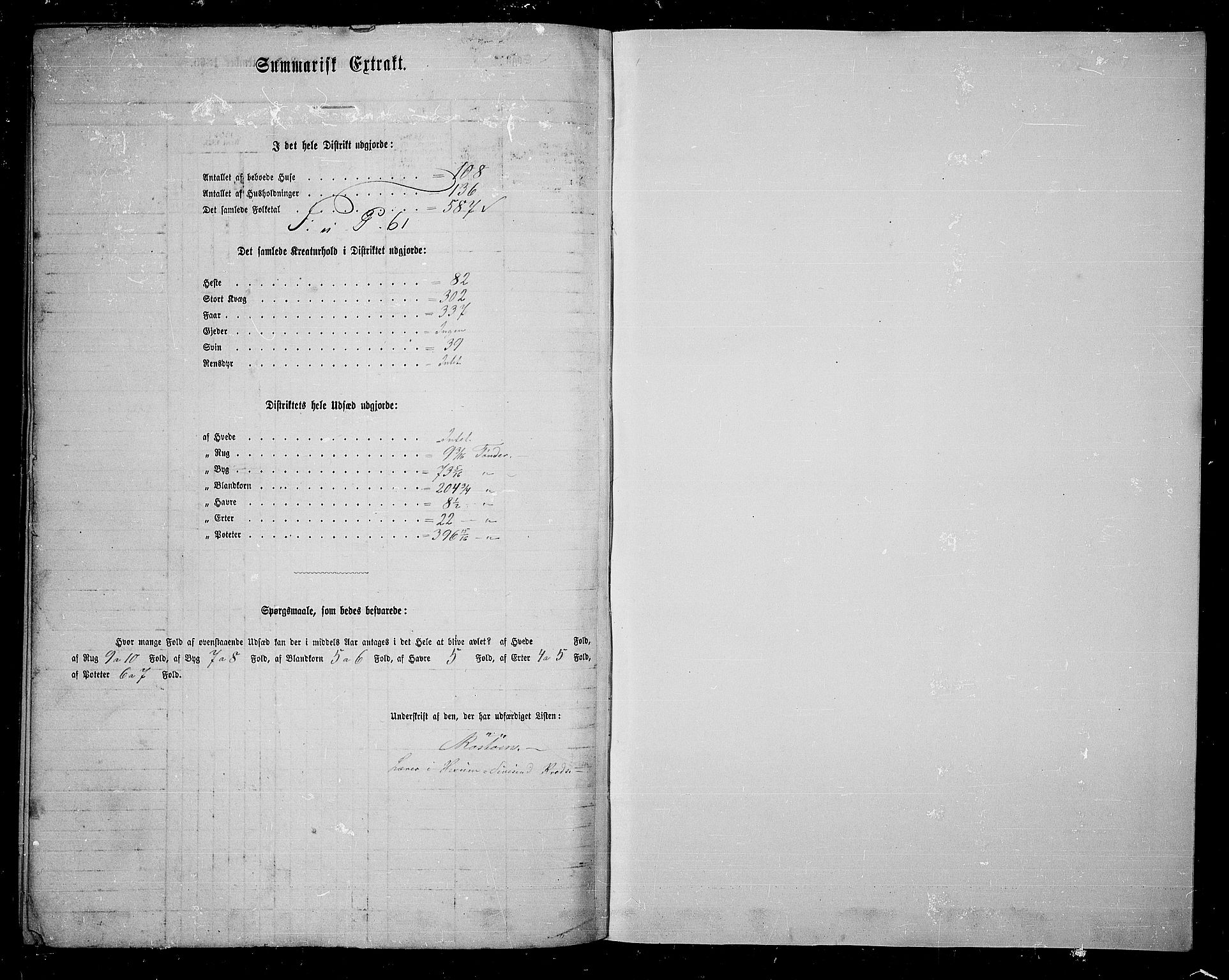 RA, 1865 census for Vestre Toten, 1865, p. 310