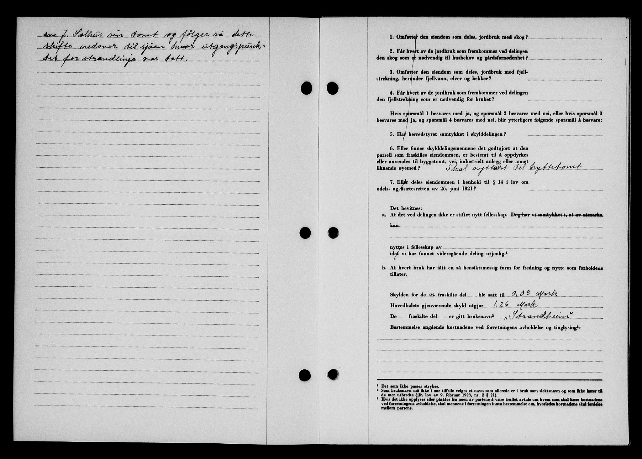 Karmsund sorenskriveri, SAST/A-100311/01/II/IIB/L0113: Mortgage book no. 93A, 1954-1954, Diary no: : 2352/1954