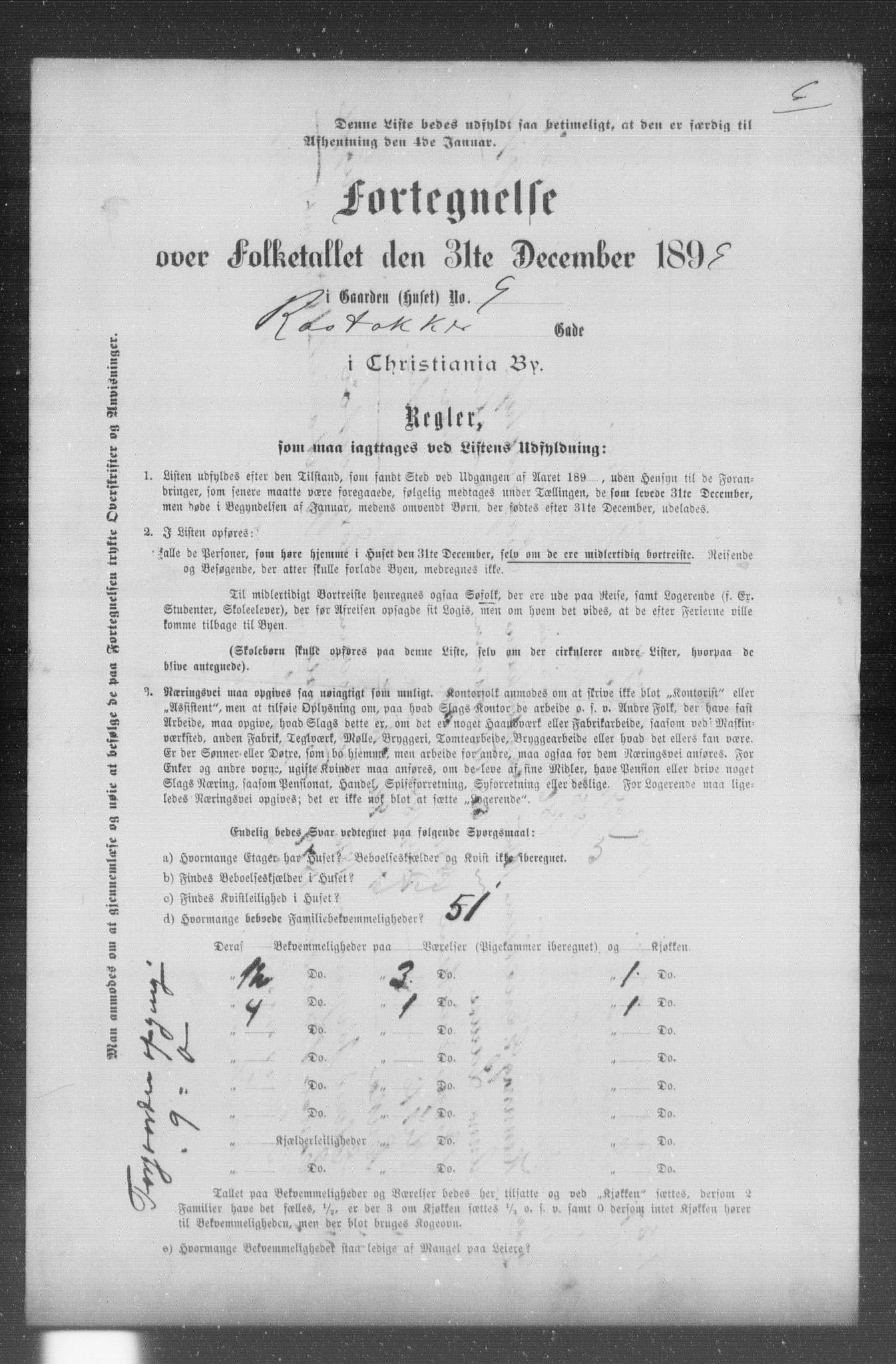 OBA, Municipal Census 1899 for Kristiania, 1899, p. 11030