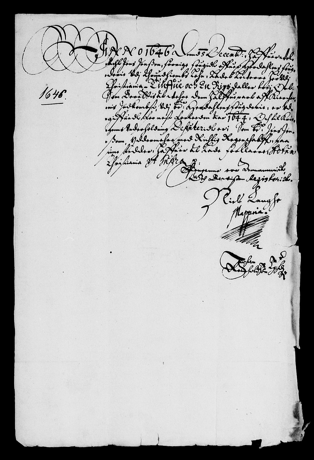 Rentekammeret inntil 1814, Reviderte regnskaper, Lensregnskaper, AV/RA-EA-5023/R/Rb/Rbw/L0083: Trondheim len, 1644-1646