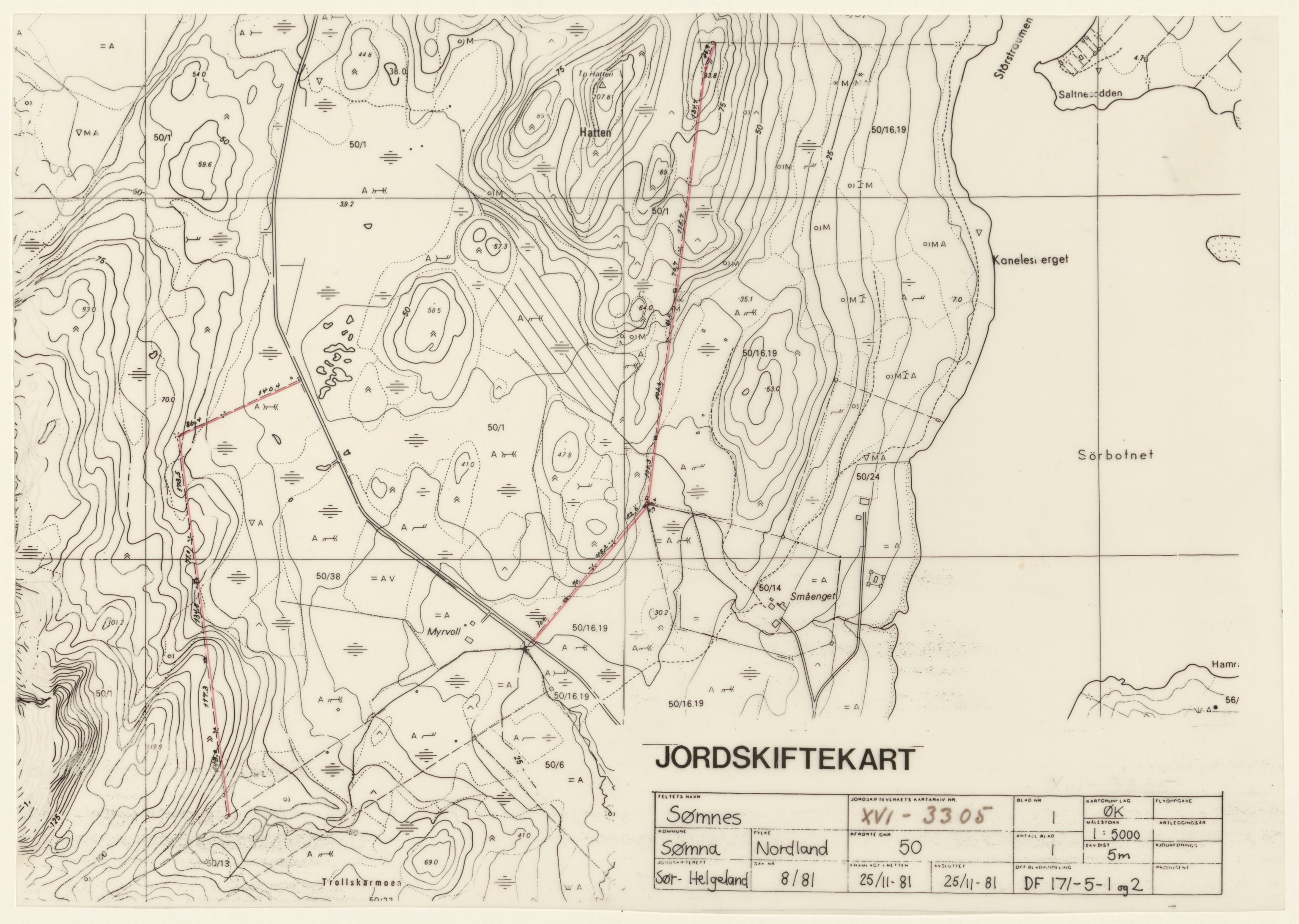 Jordskifteverkets kartarkiv, AV/RA-S-3929/T, 1859-1988, p. 4304