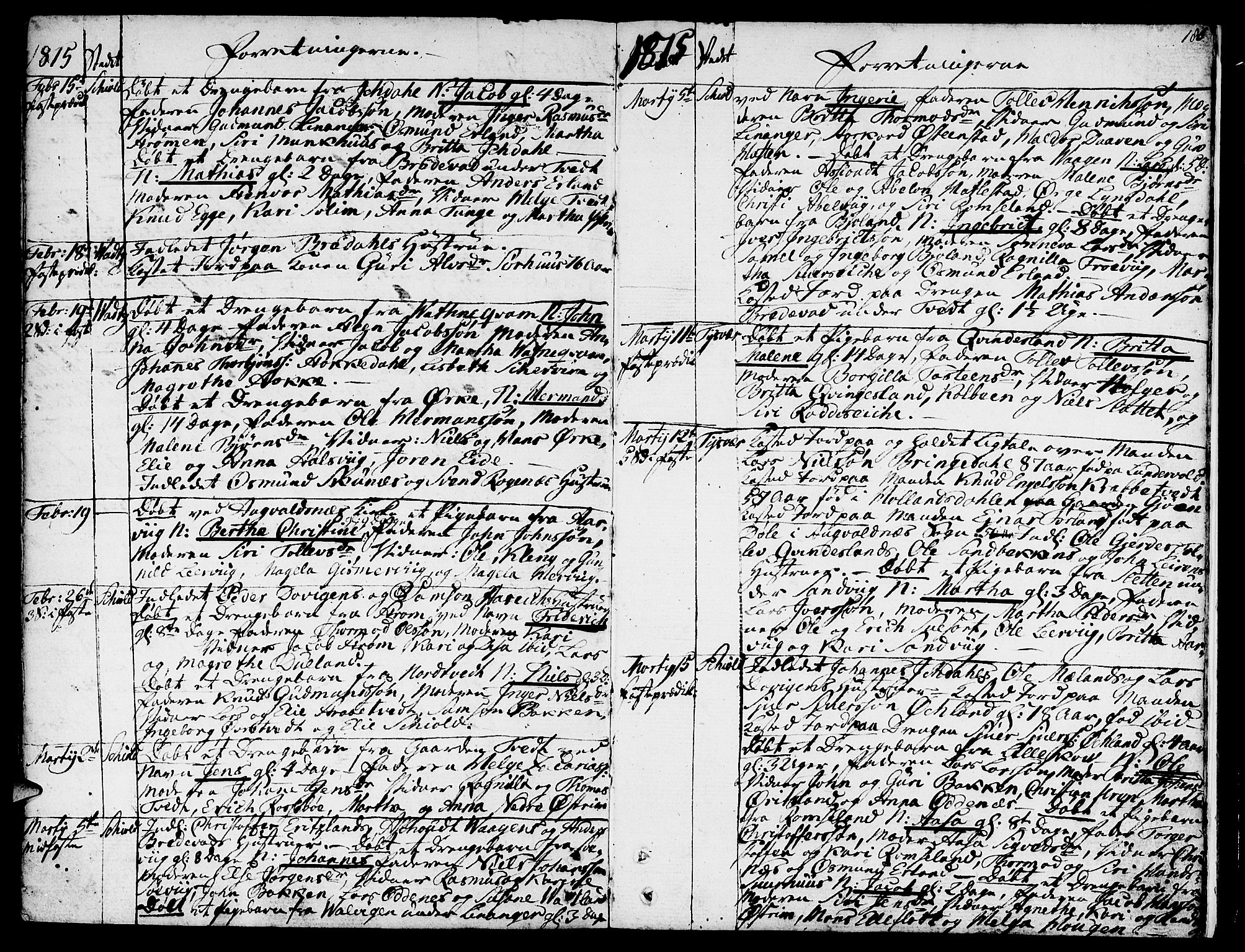 Skjold sokneprestkontor, AV/SAST-A-101847/H/Ha/Haa/L0002: Parish register (official) no. A 2, 1786-1815, p. 186