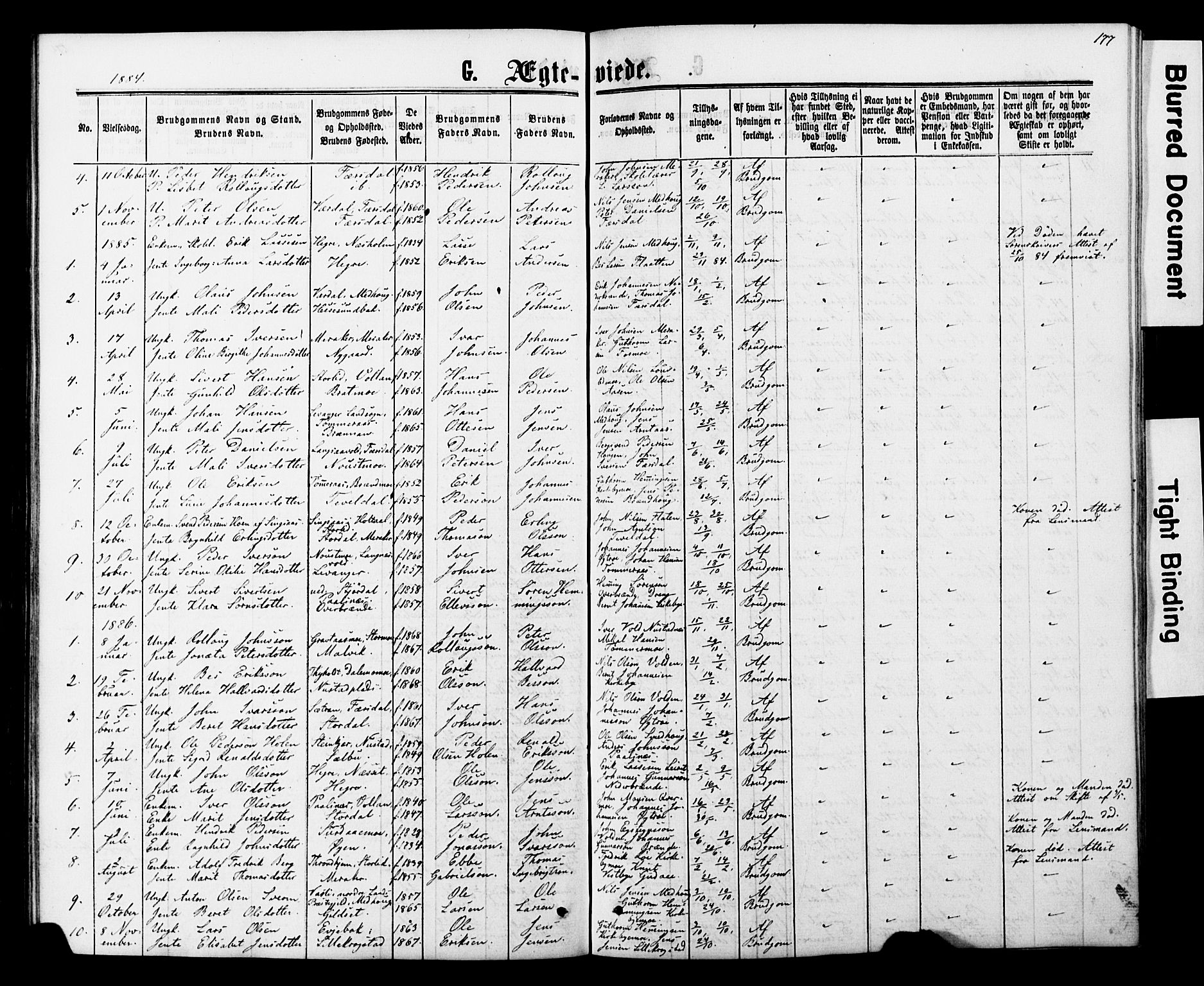 Ministerialprotokoller, klokkerbøker og fødselsregistre - Nord-Trøndelag, SAT/A-1458/706/L0049: Parish register (copy) no. 706C01, 1864-1895, p. 177