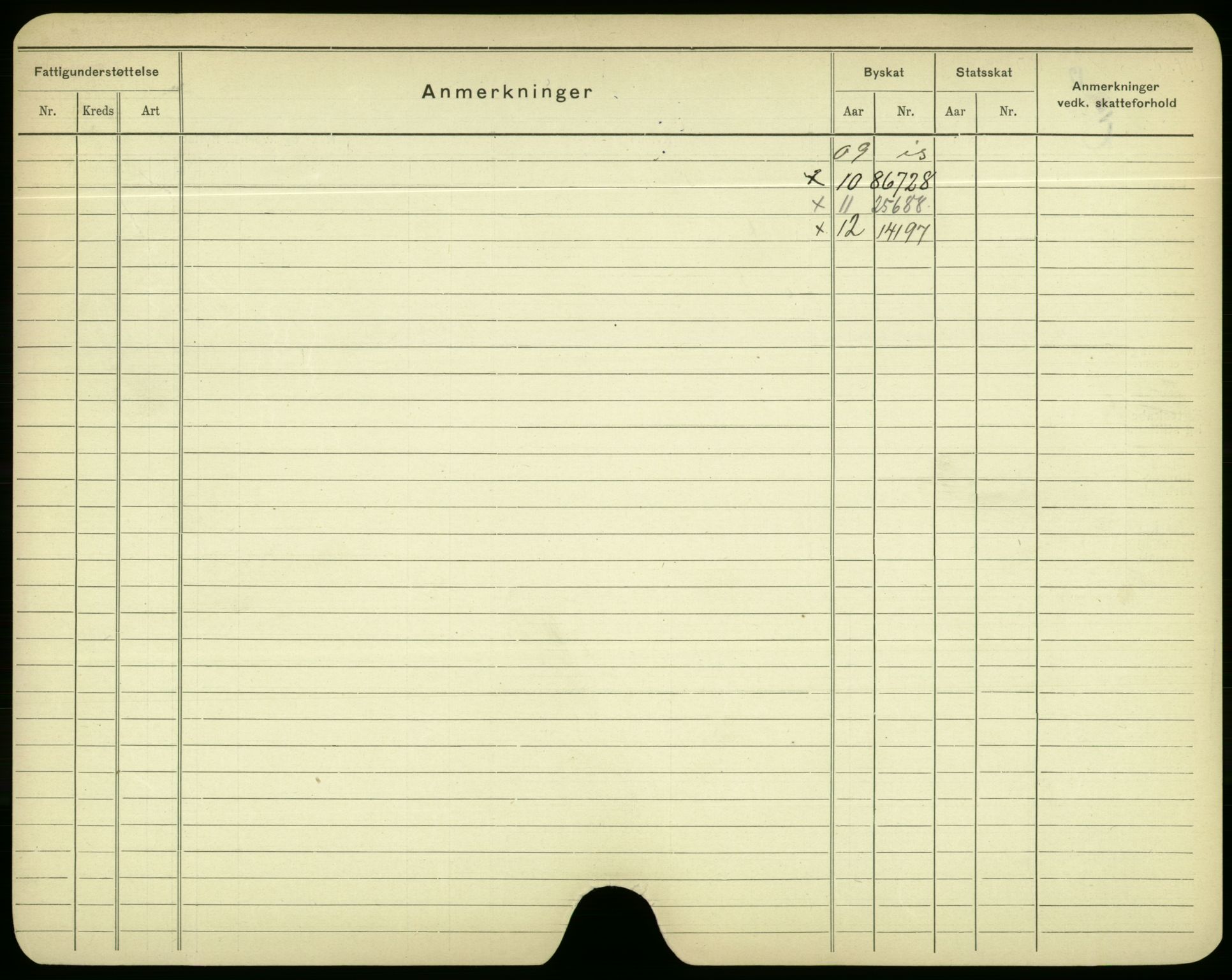 Oslo folkeregister, Registerkort, SAO/A-11715/F/Fa/Fac/L0003: Menn, 1906-1914, p. 475b
