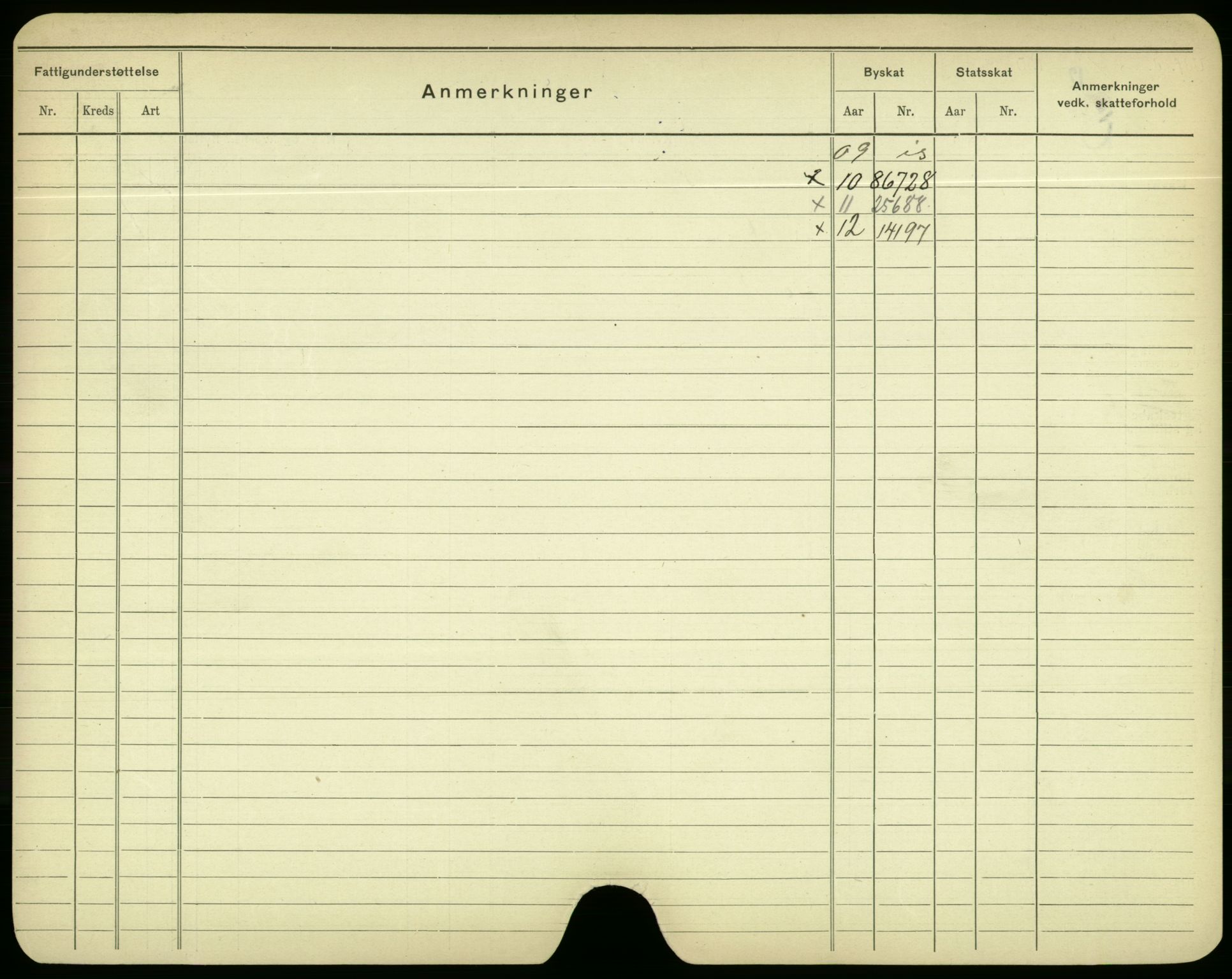 Oslo folkeregister, Registerkort, AV/SAO-A-11715/F/Fa/Fac/L0003: Menn, 1906-1914, p. 475b