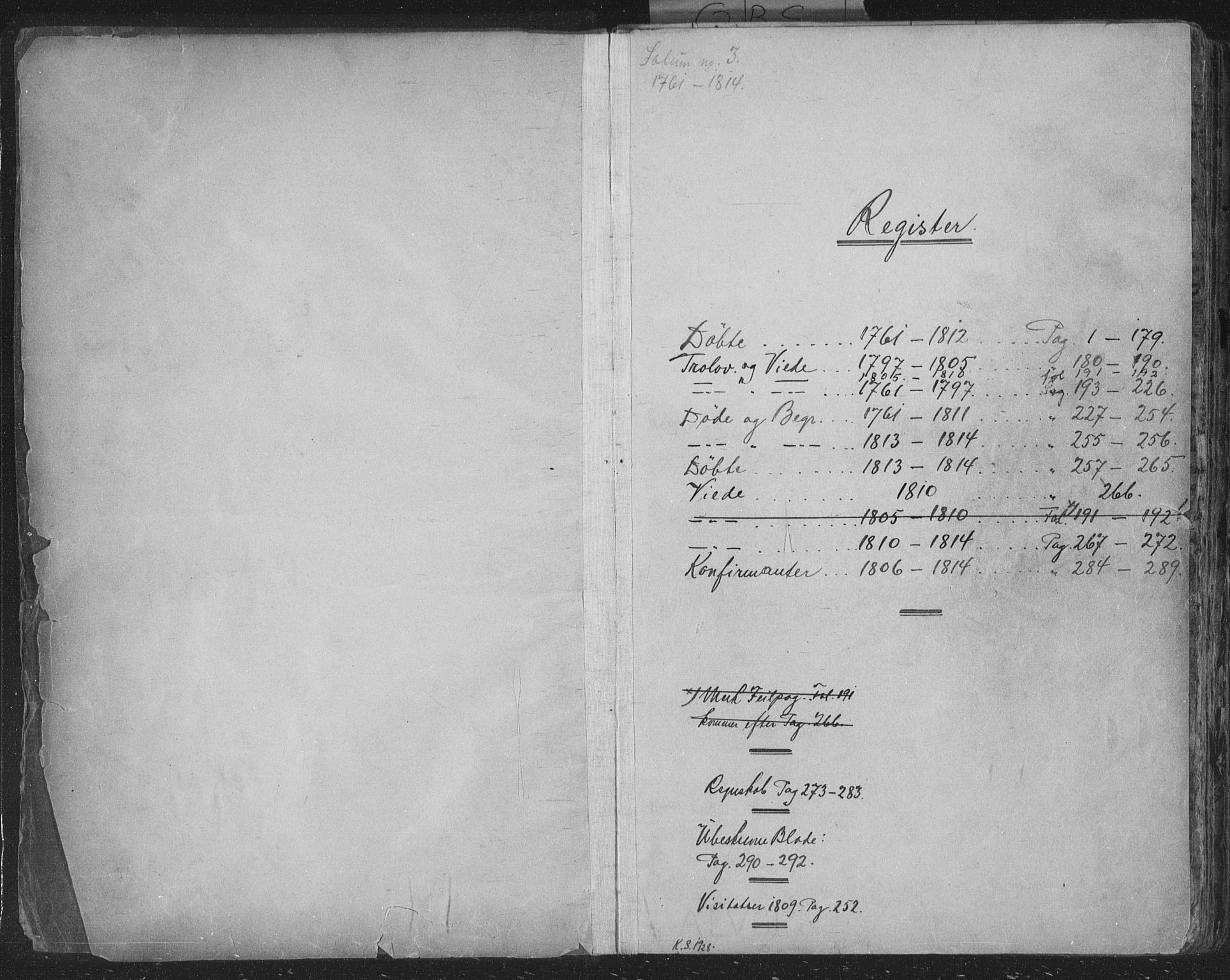 Solum kirkebøker, AV/SAKO-A-306/F/Fa/L0003: Parish register (official) no. I 3, 1761-1814