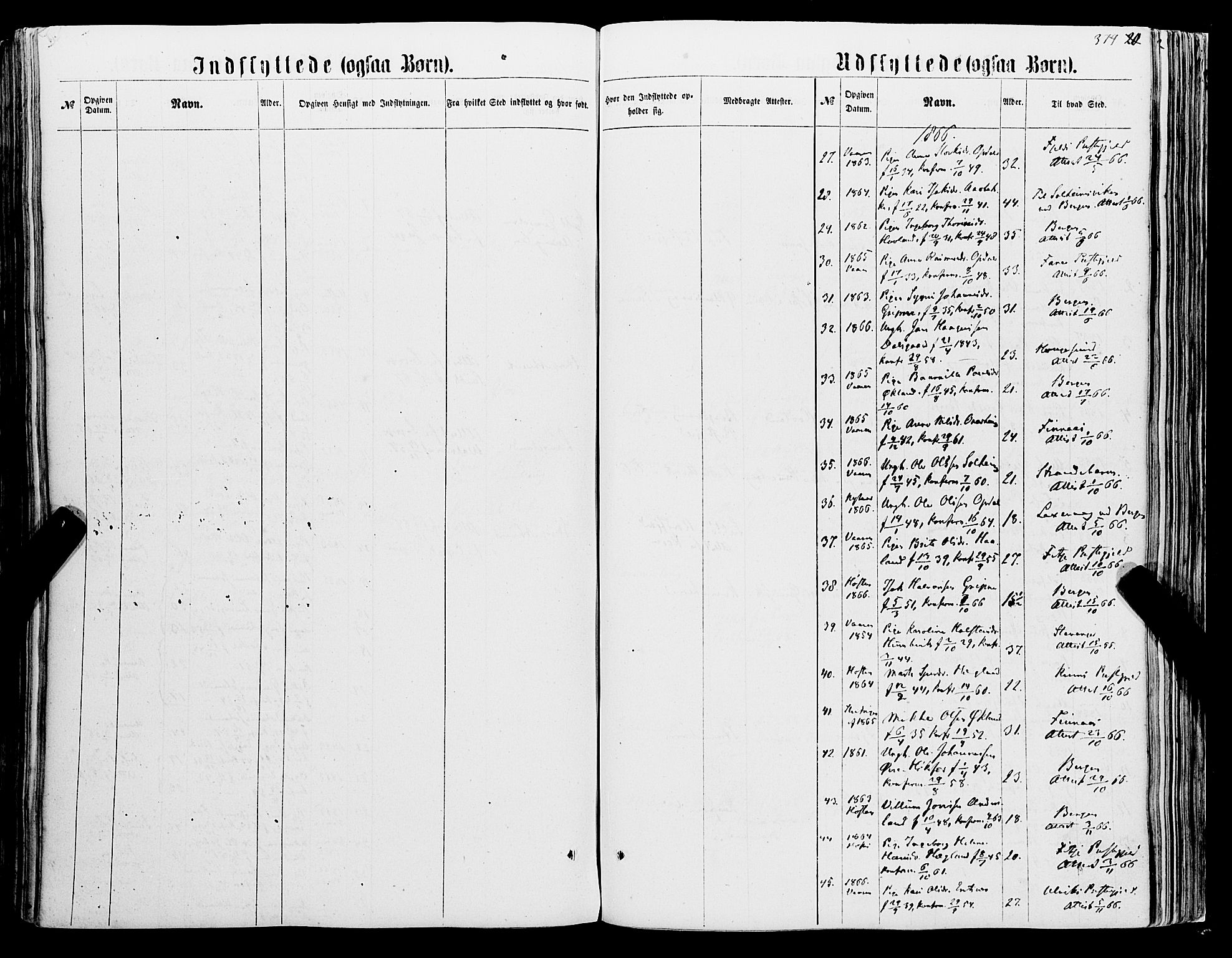 Tysnes sokneprestembete, AV/SAB-A-78601/H/Haa: Parish register (official) no. A 11, 1860-1871, p. 379